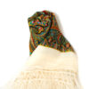 VINTAGE PRINTED WOOL SCARF