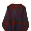 VINTAGE DESIGN KNIT SWEATER/XL