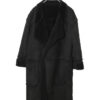 VINTAGE FAKE SUEDE MOUTON COAT/M