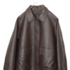 VINTAGE FAKE LEATHER JACKET/L