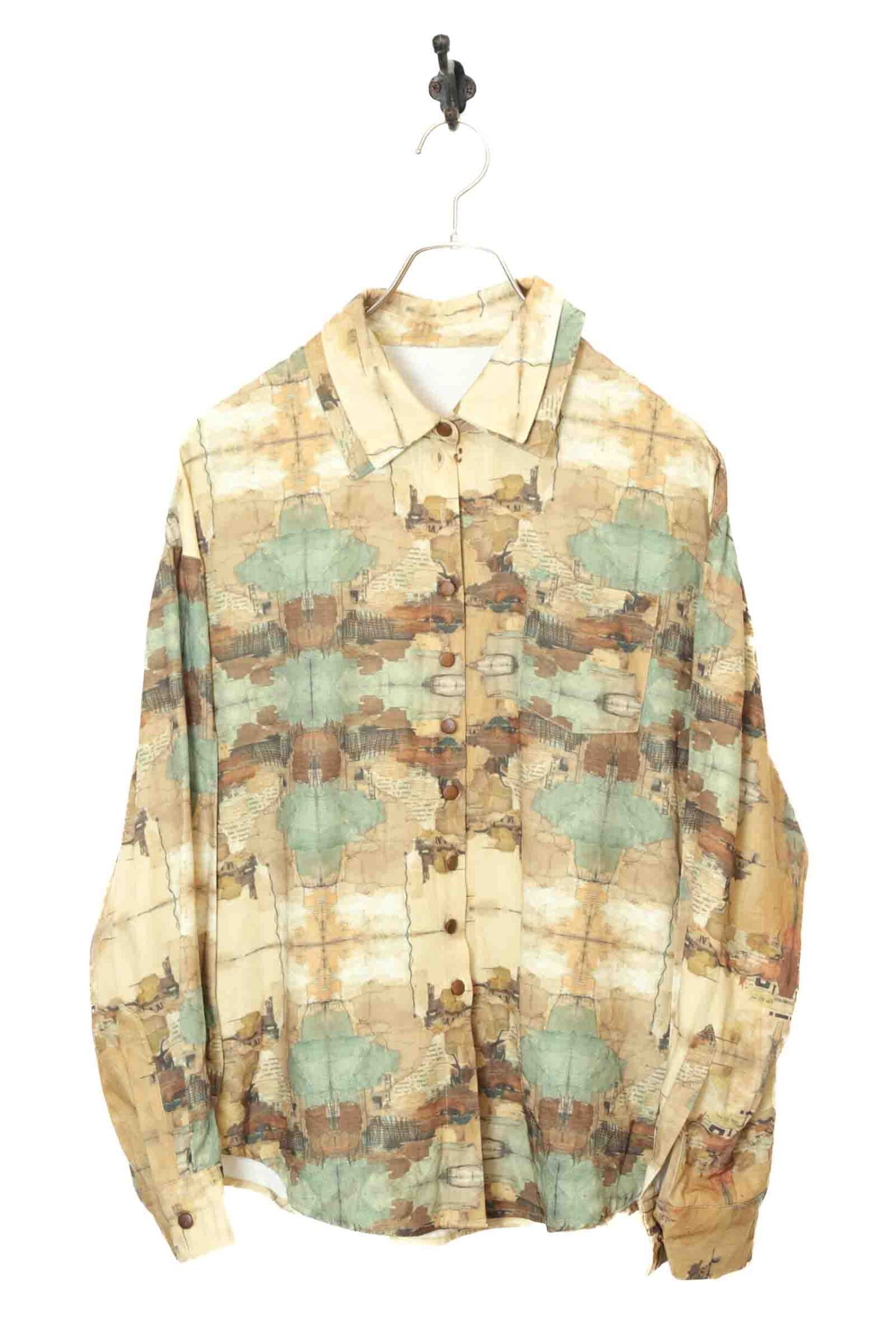 VINTAGE PRINTED SHIRT/L
