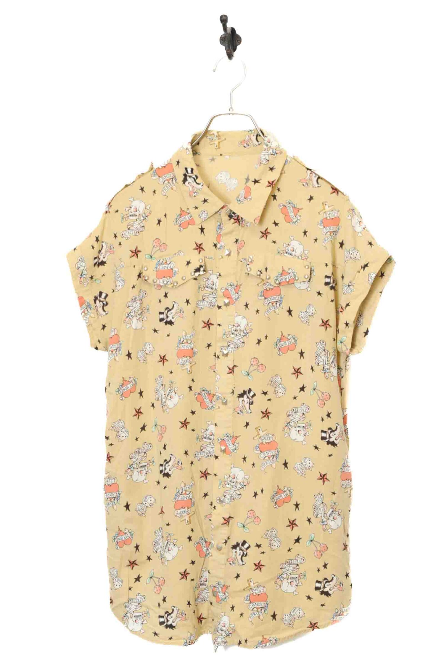 VINTAGE PRINTED SHIRT/M