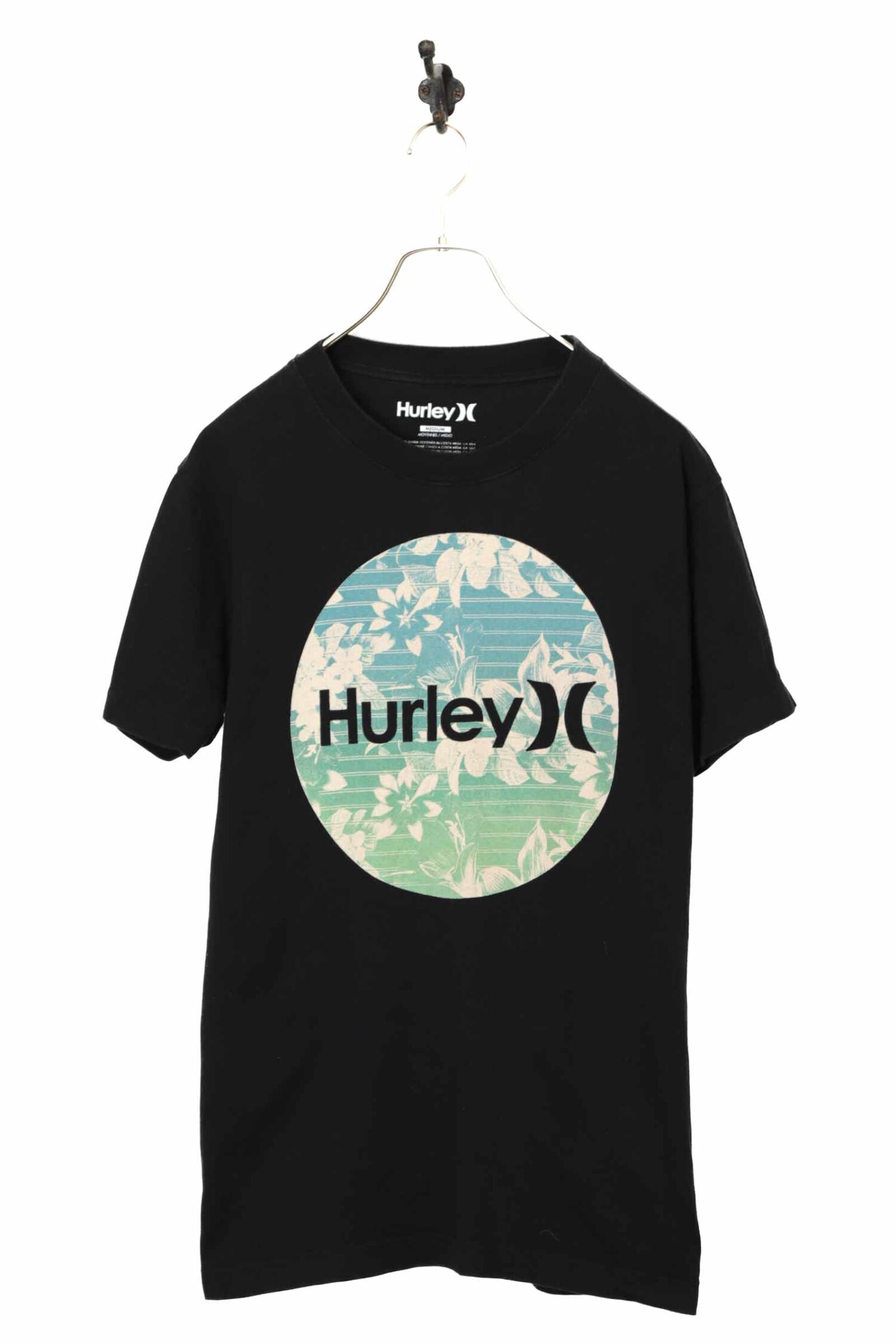 USED HURLEY  PRINTED T-SHIRT/S