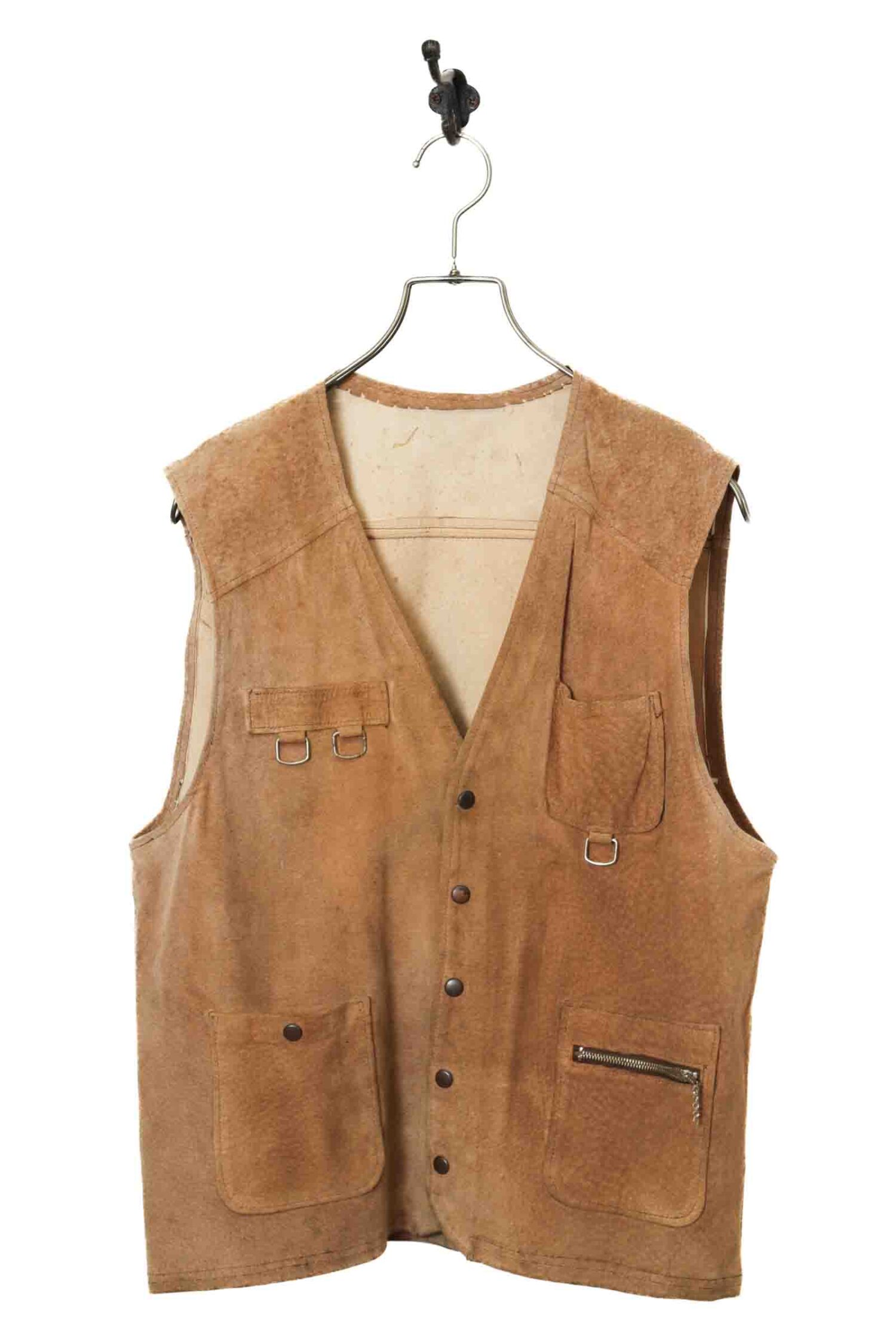 VINTAGE SUEDE VEST/M