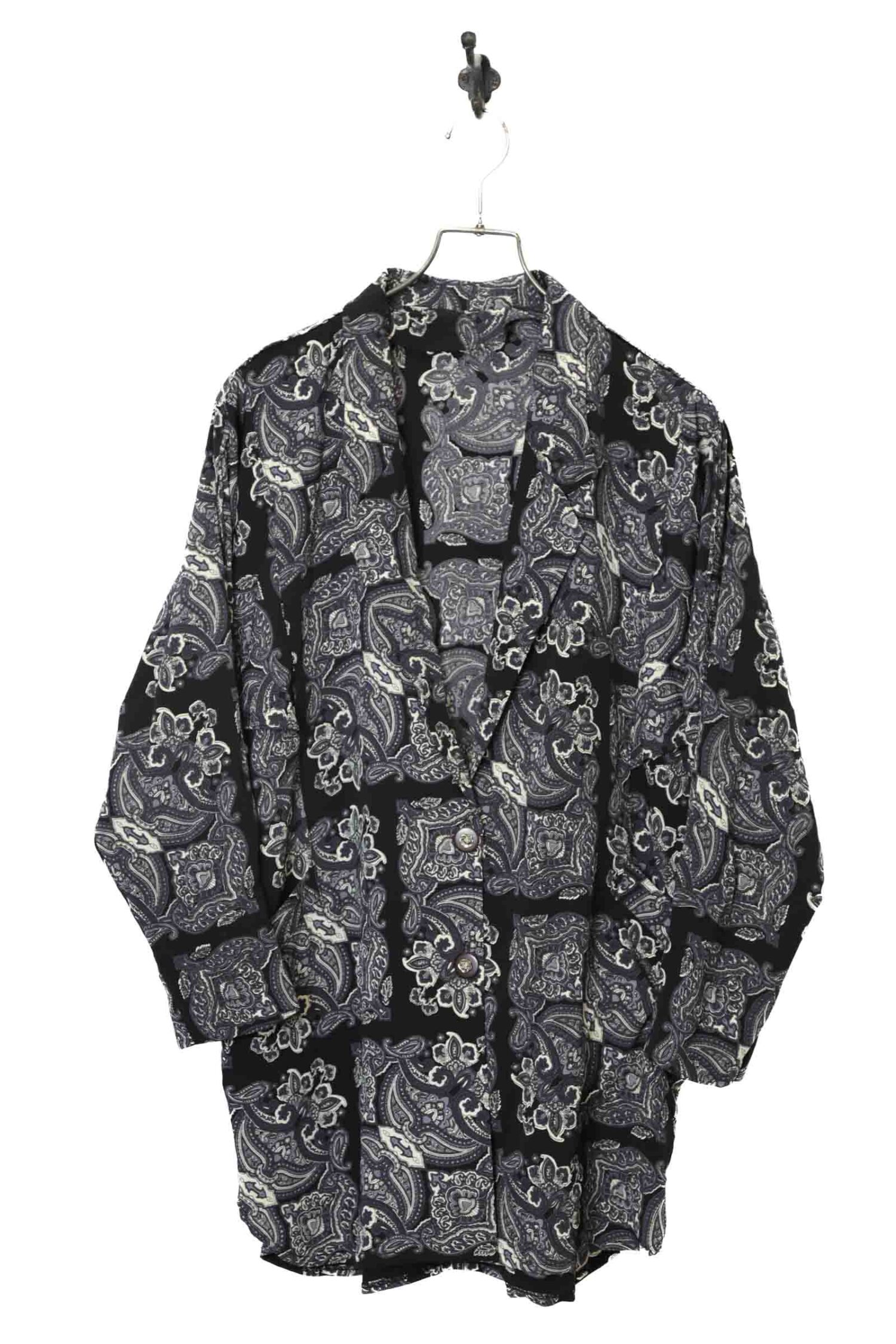 VINTAGE PRINTED SHIRT JACKET/M
