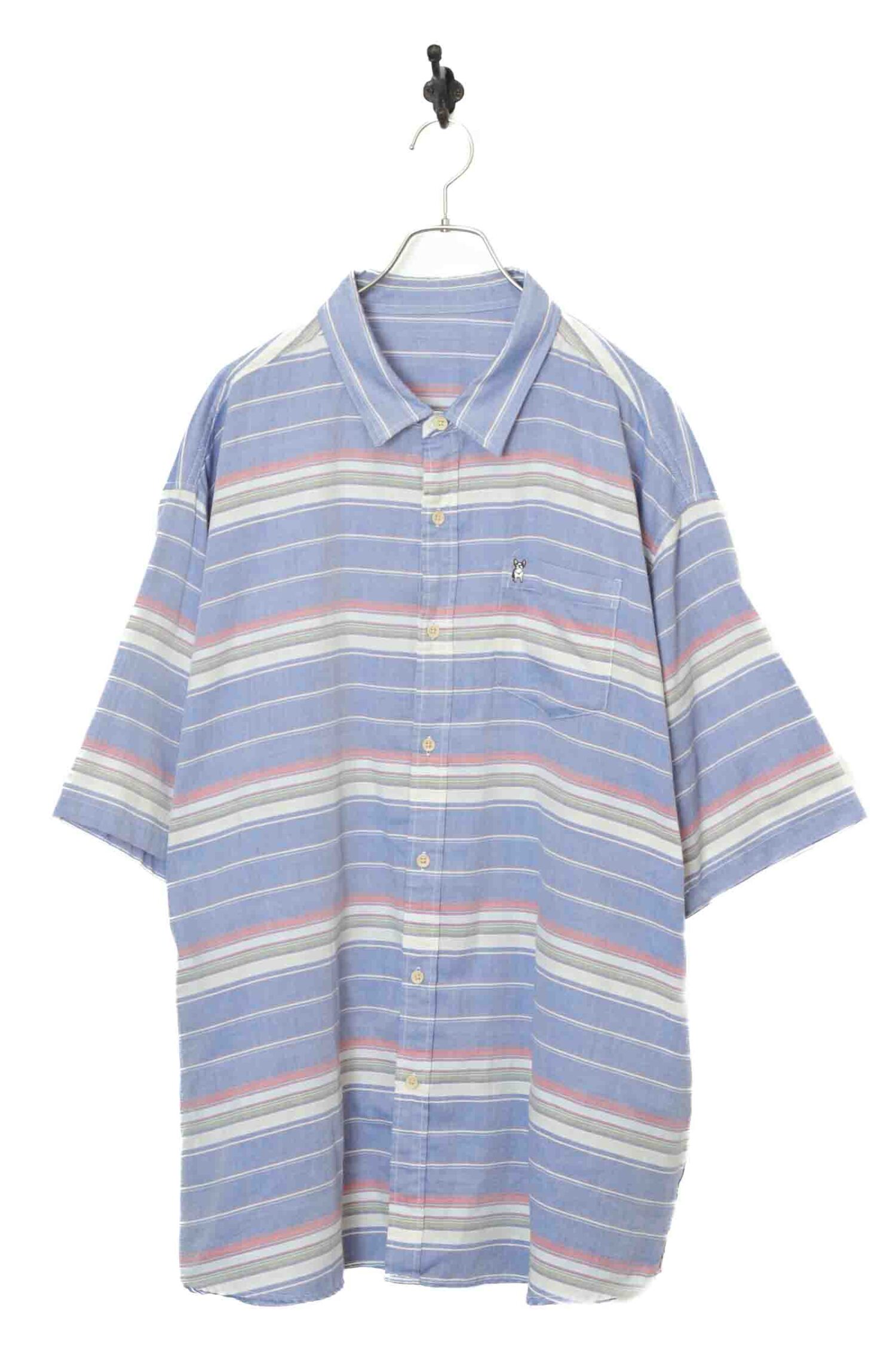 VINTAGE BORDER SHIRT/XL