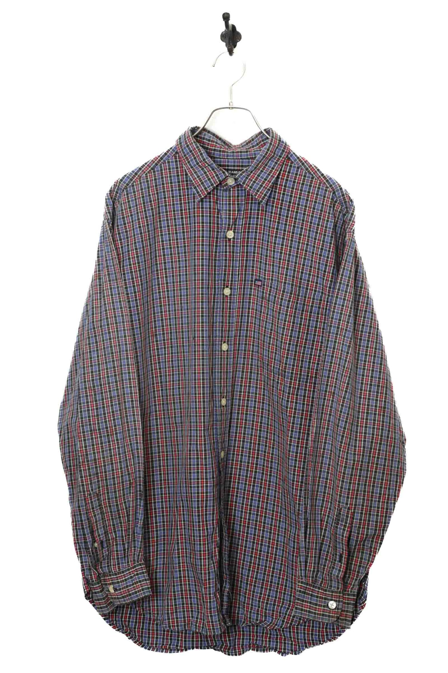 USED POLO JEANS CHECK SHIRT/XL