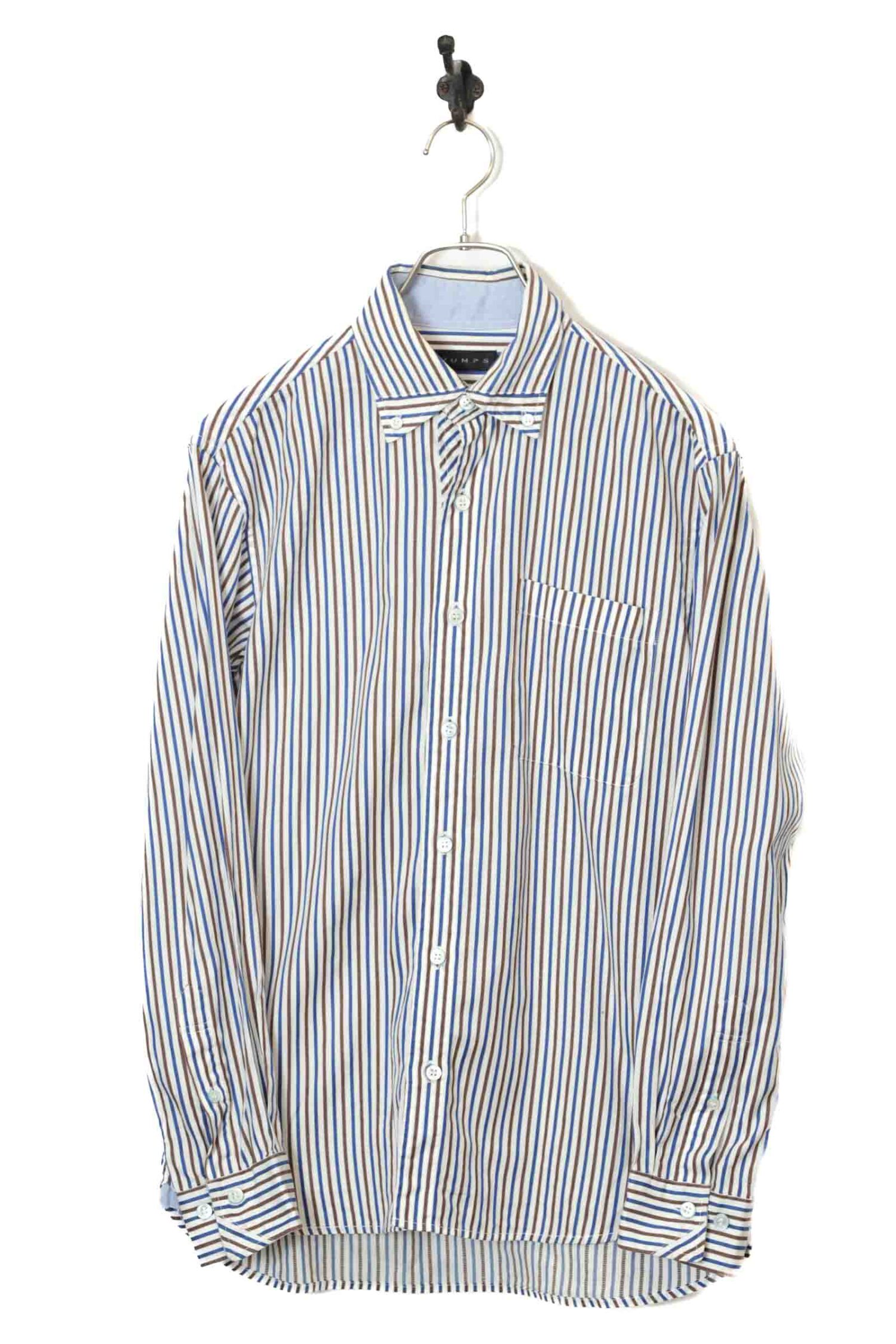 USED VUMPS STRAIPE SHIRT/M