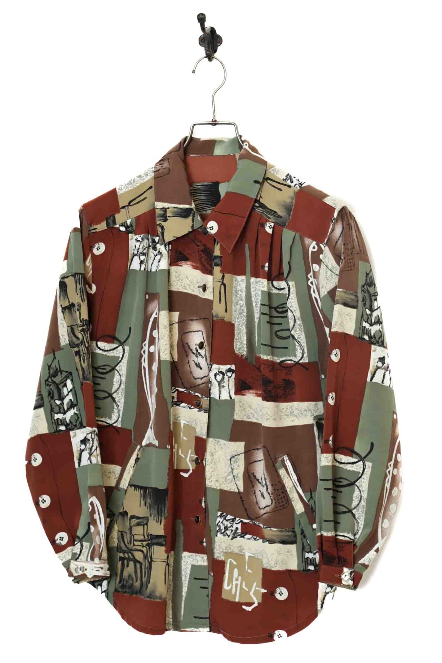 VINTAGE PRINTED SHIRT/M
