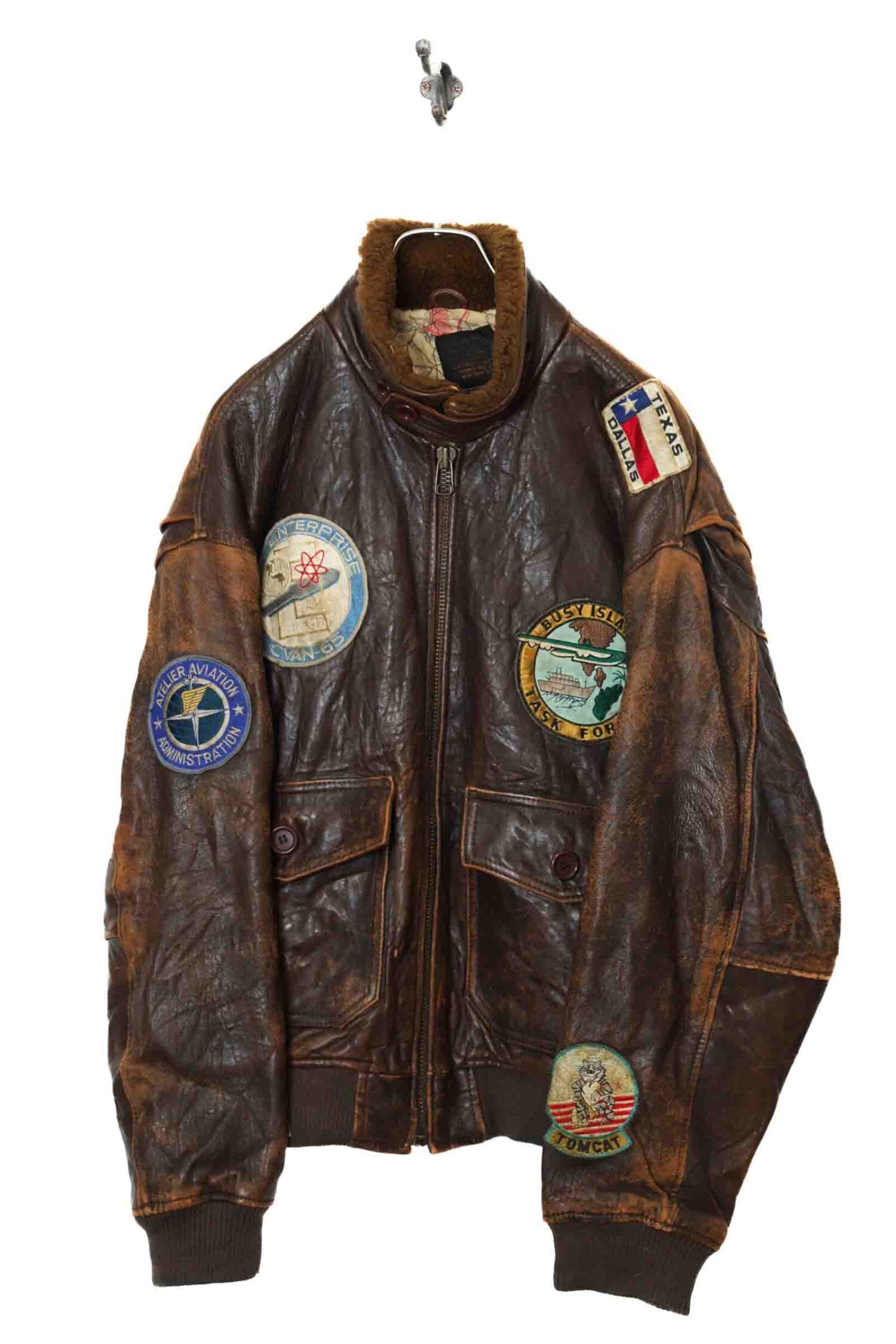 VINTAGE G-1 JACKET/BRONCO MFG/XL