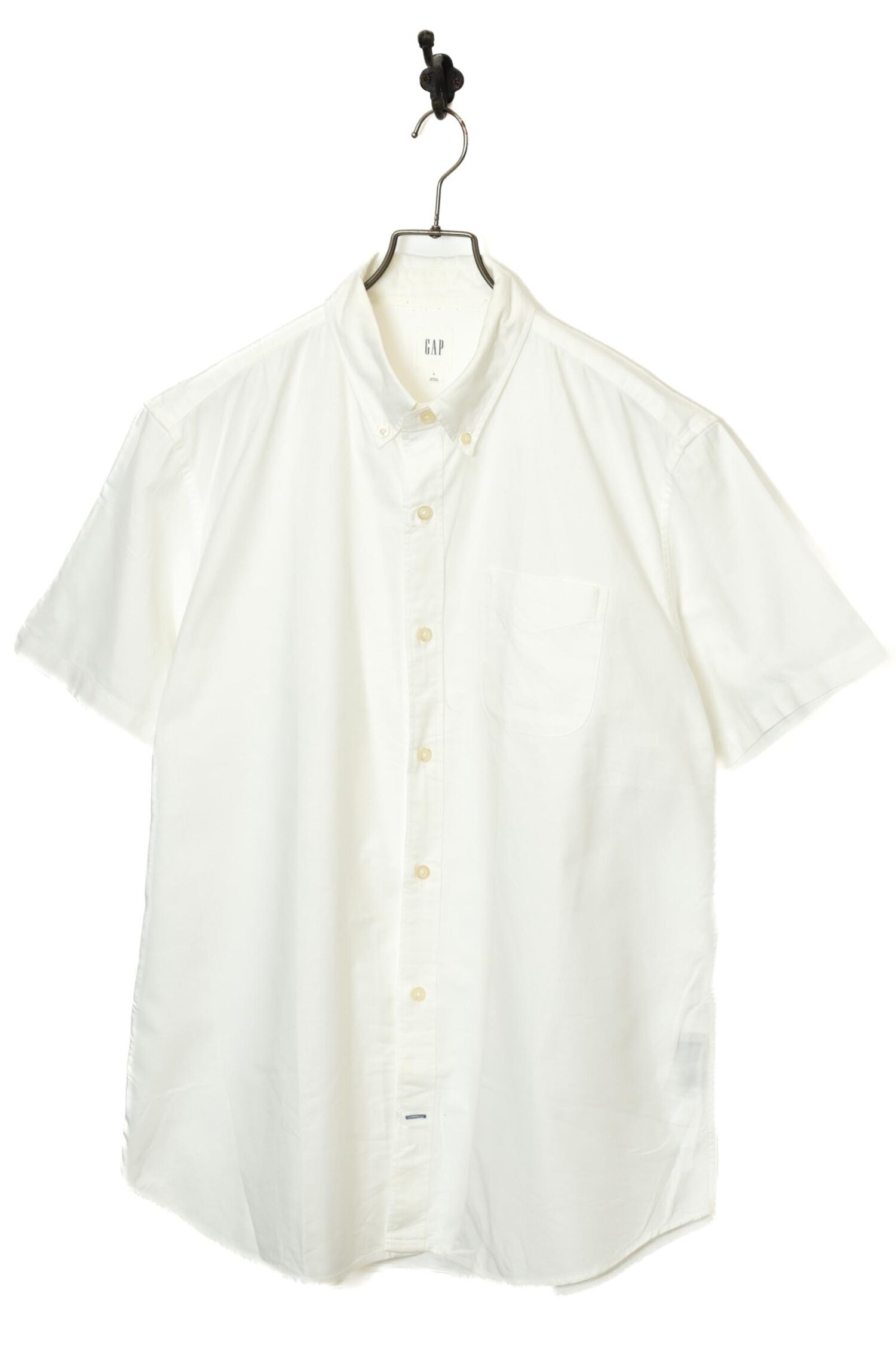 USED GAP WHITE SHIRT/L