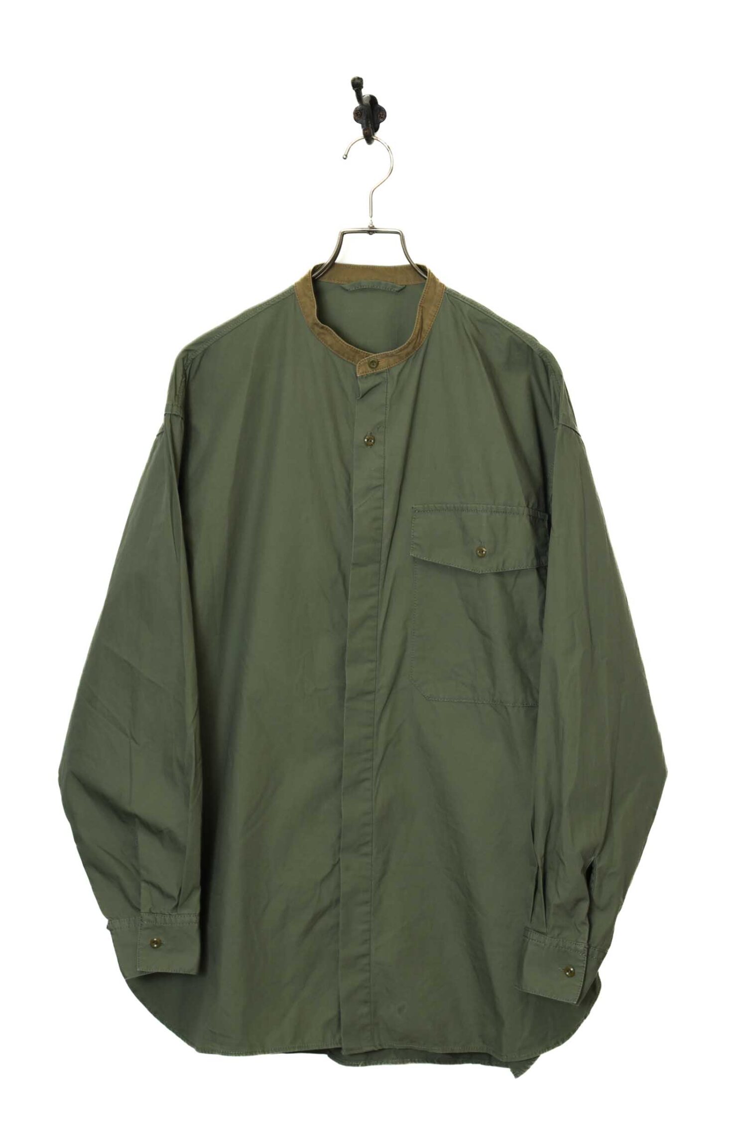 VINTAGE STAND COLLAR SHIRT/XL
