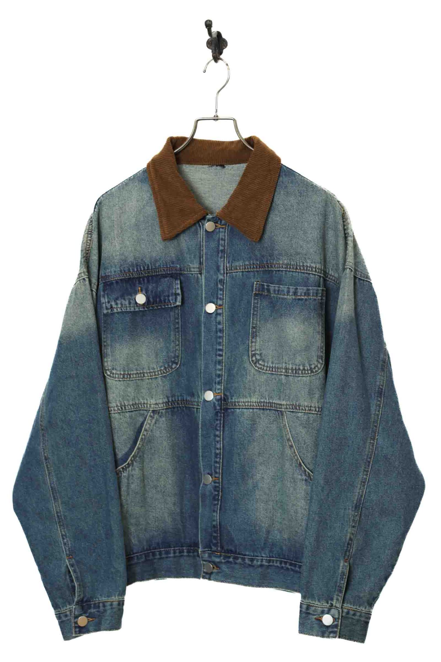 VINTAGE DENIM COVERALL JACKET/XL