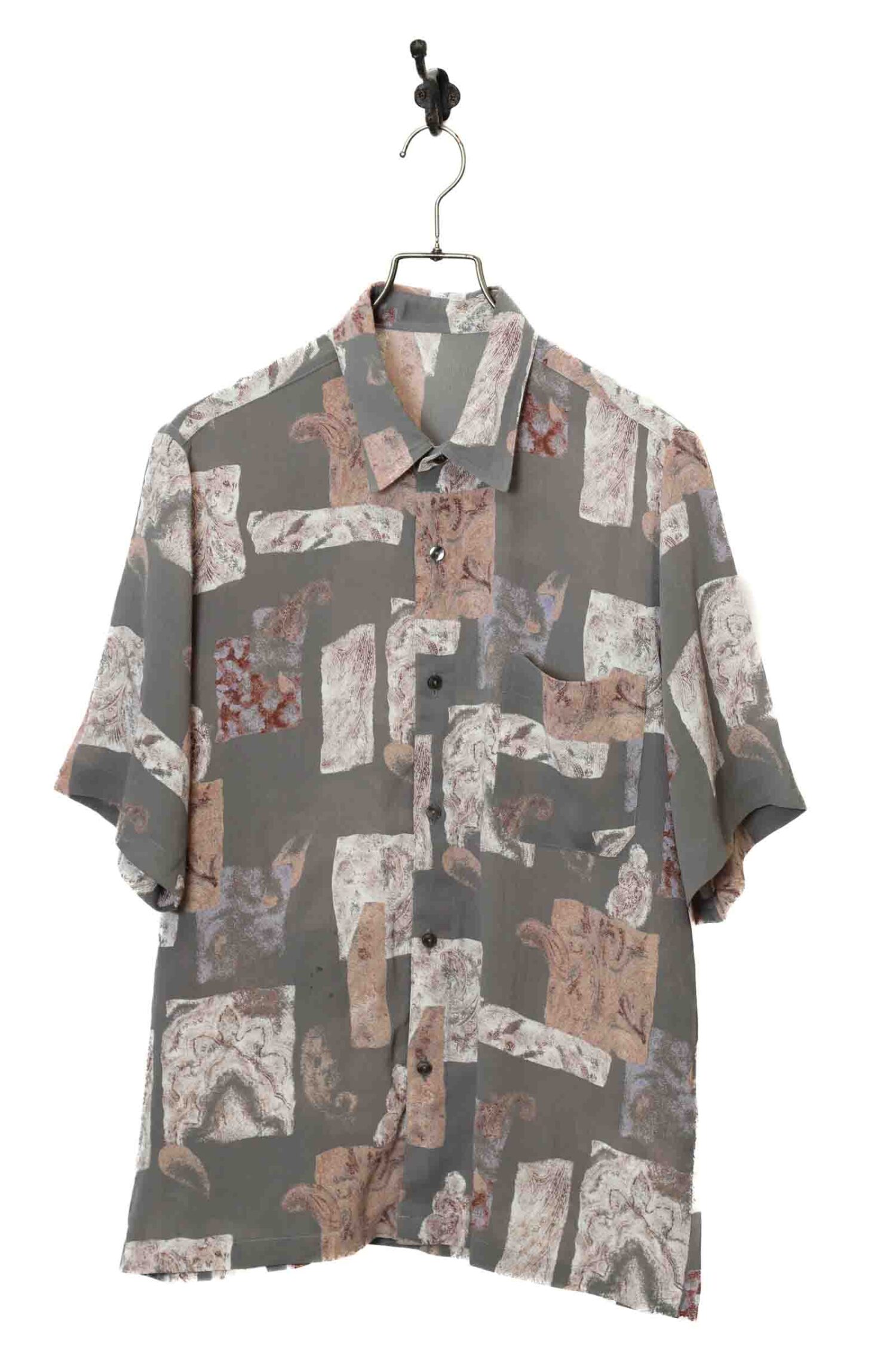 VINTAGE PRINTED SHORT SLEEVE SHIRTS/L