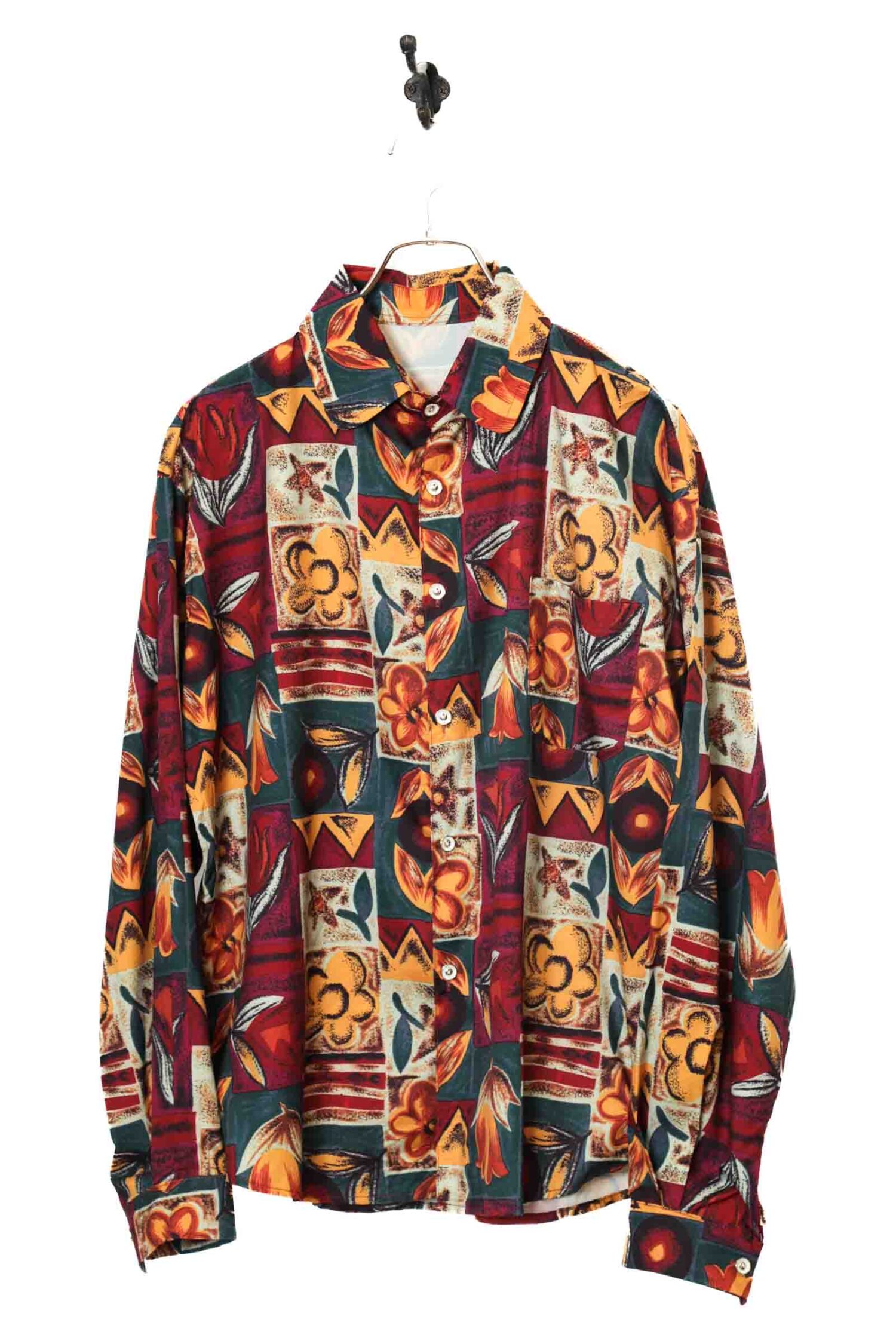 VINTAGE PRINTED SHIRT/L