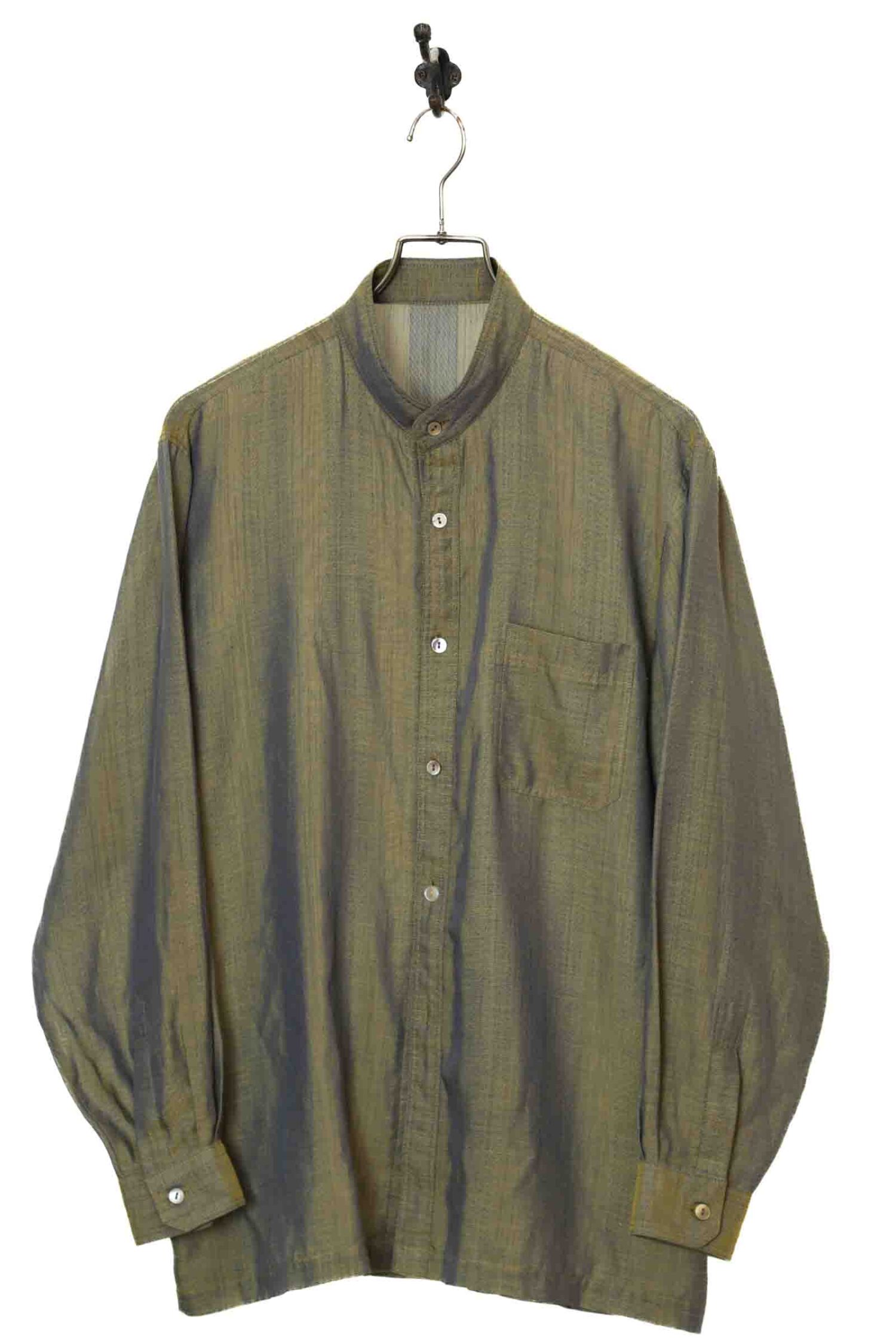 VINTAGE STAND COLLAR SHIRT/L