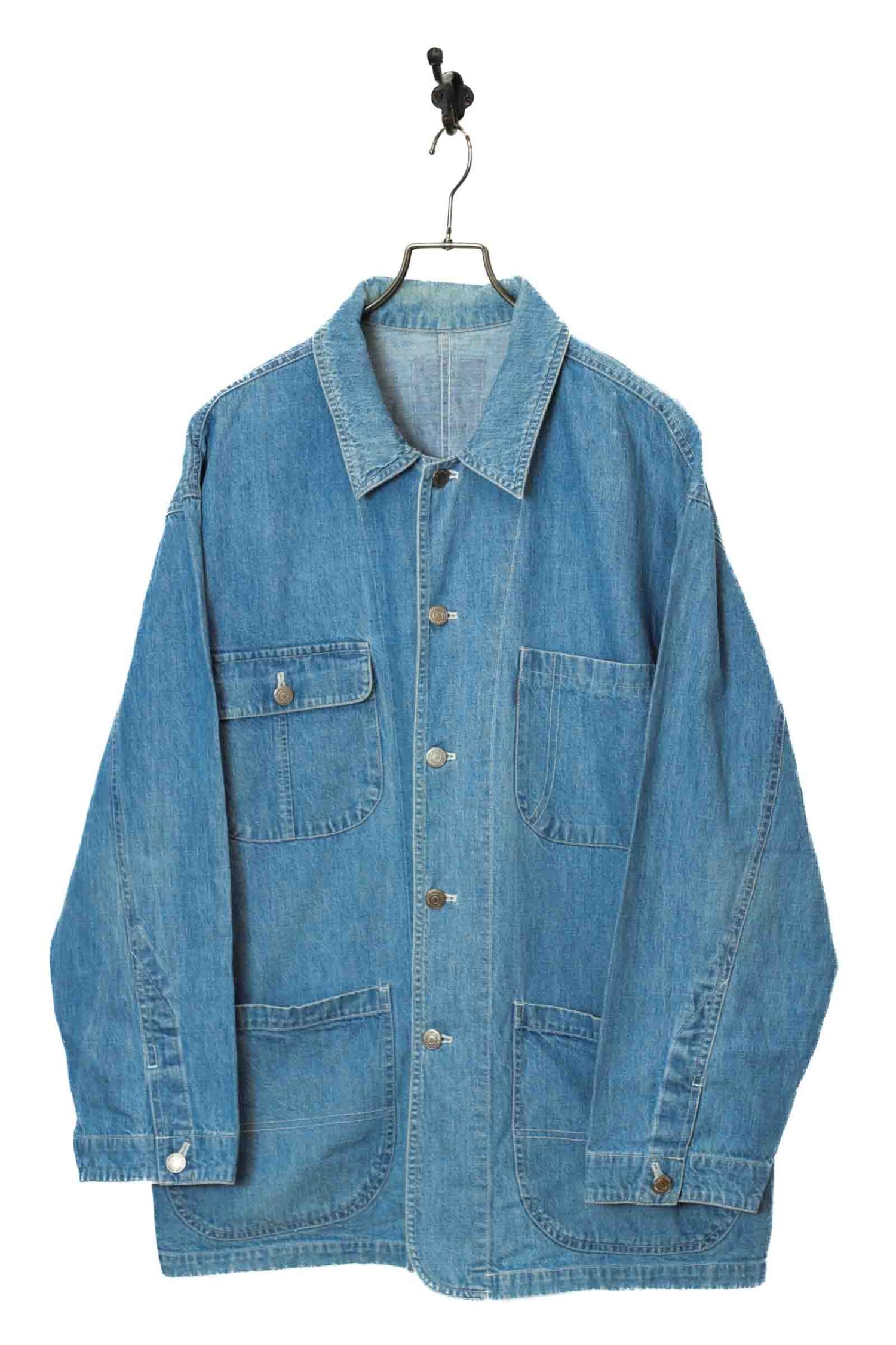 VINTAGE DENIM COVERALL JACKET/XL