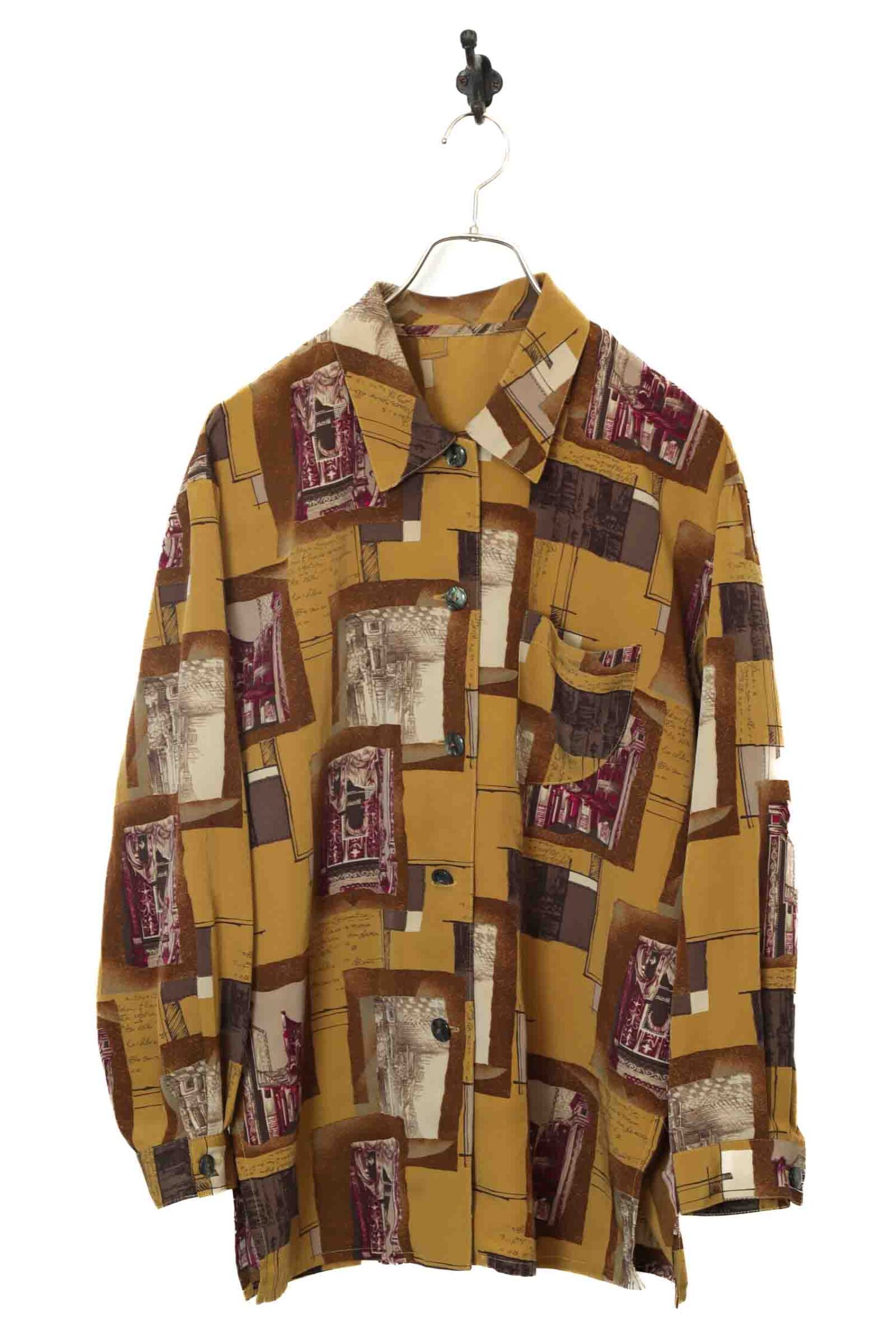 VINTAGE PRINTED SHIRT/L