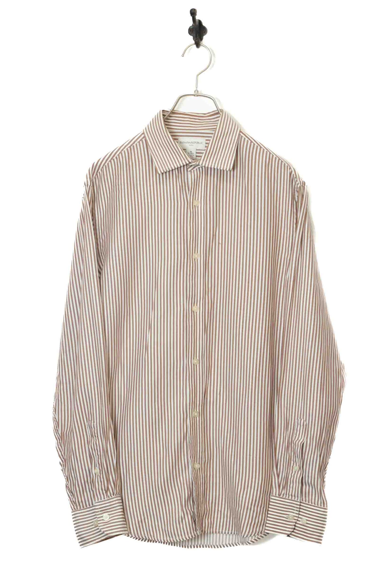 USED BANANA REPUBLIC STRIPE SHIRT/L