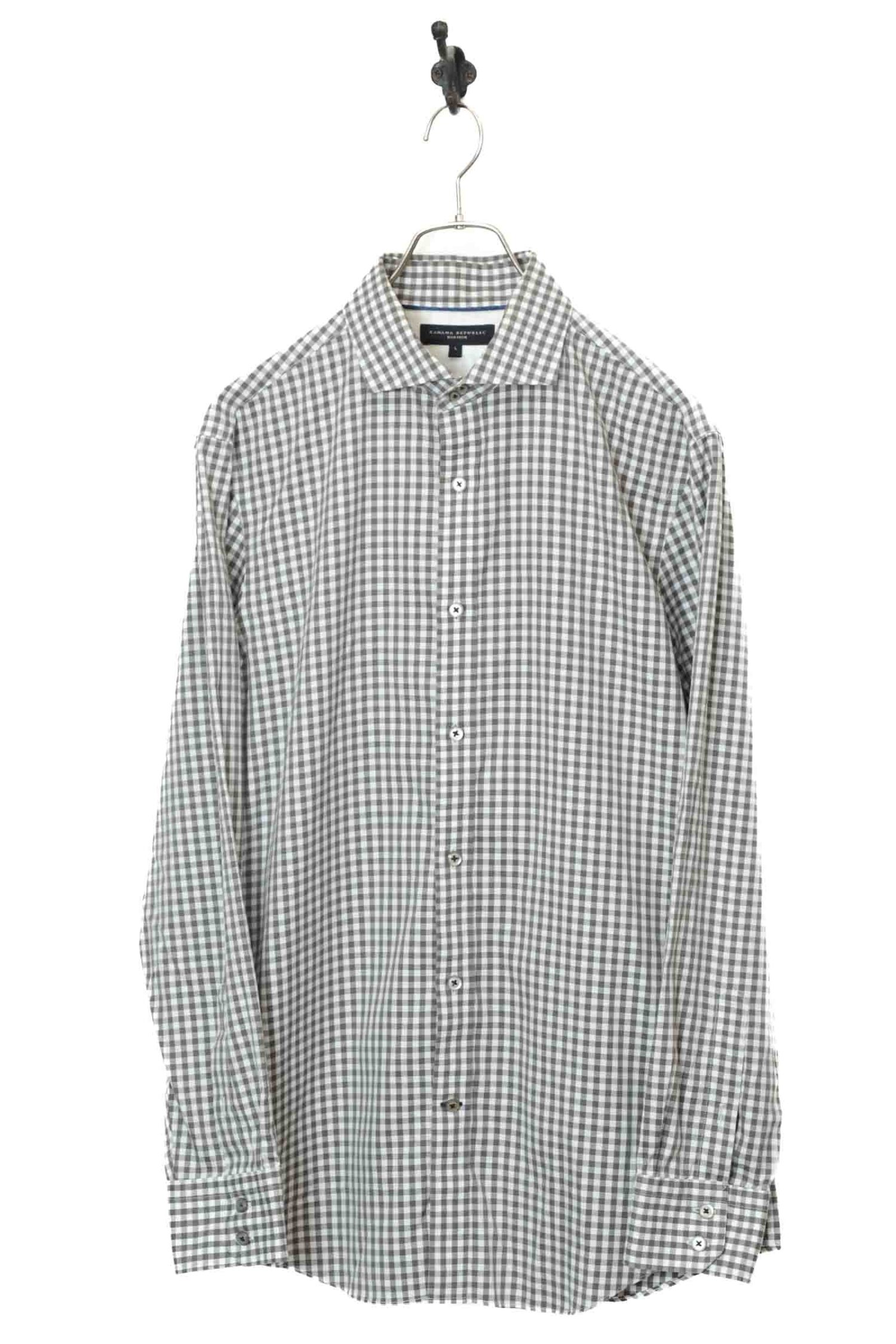 USED BANANA REPUBLIC CHECK SHIRT/M
