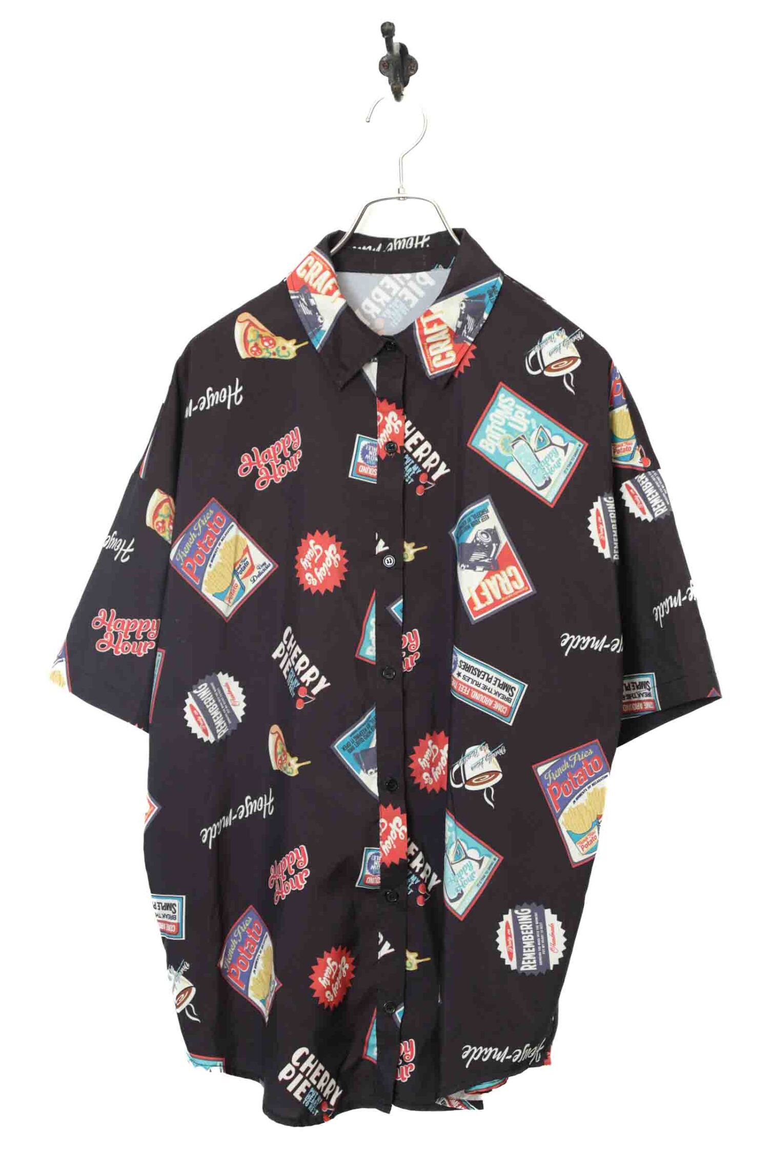 VINTAGE PRINTED SHIRT/L