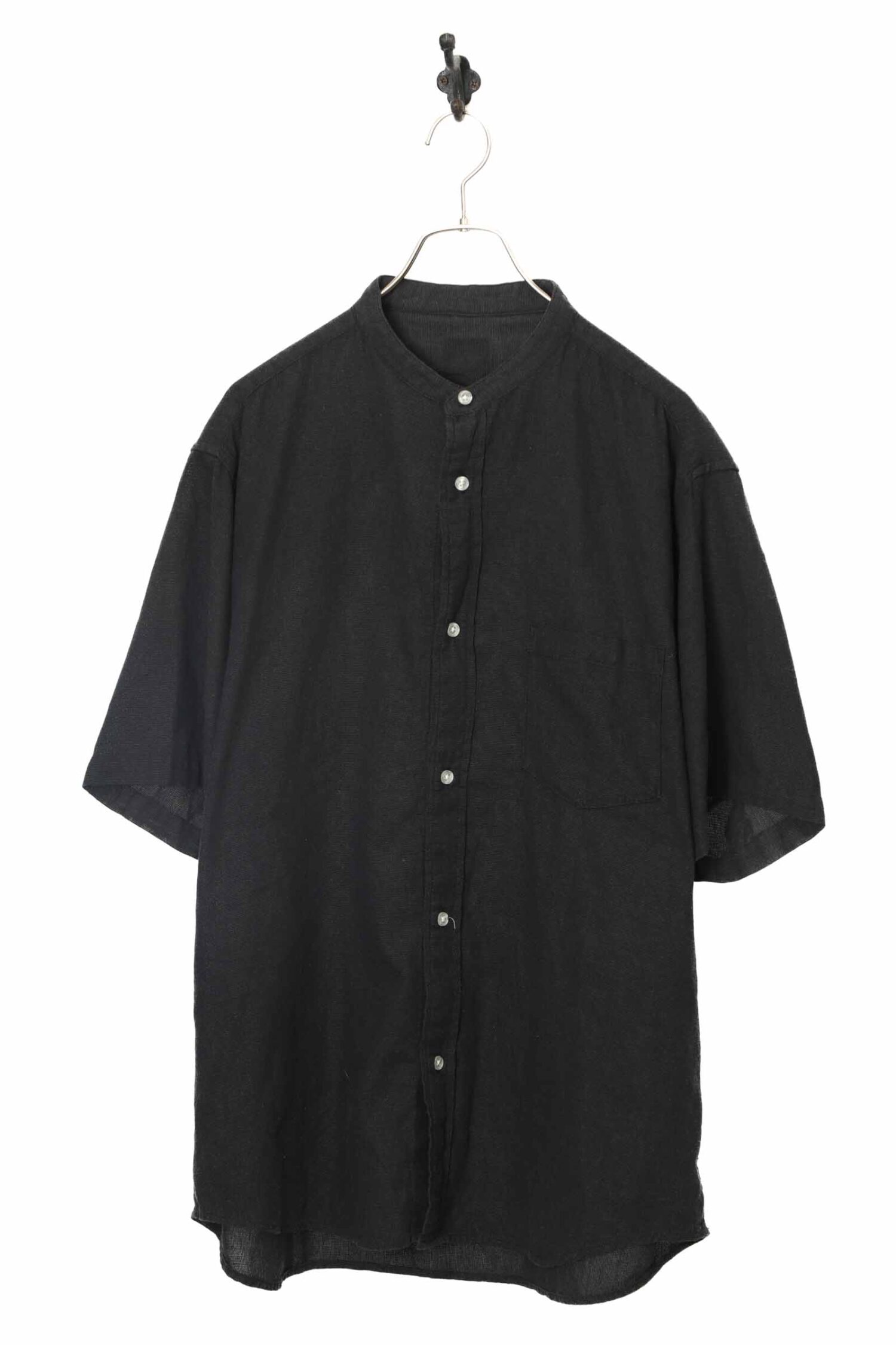 VINTAGE COLLARLESS SHIRT/L