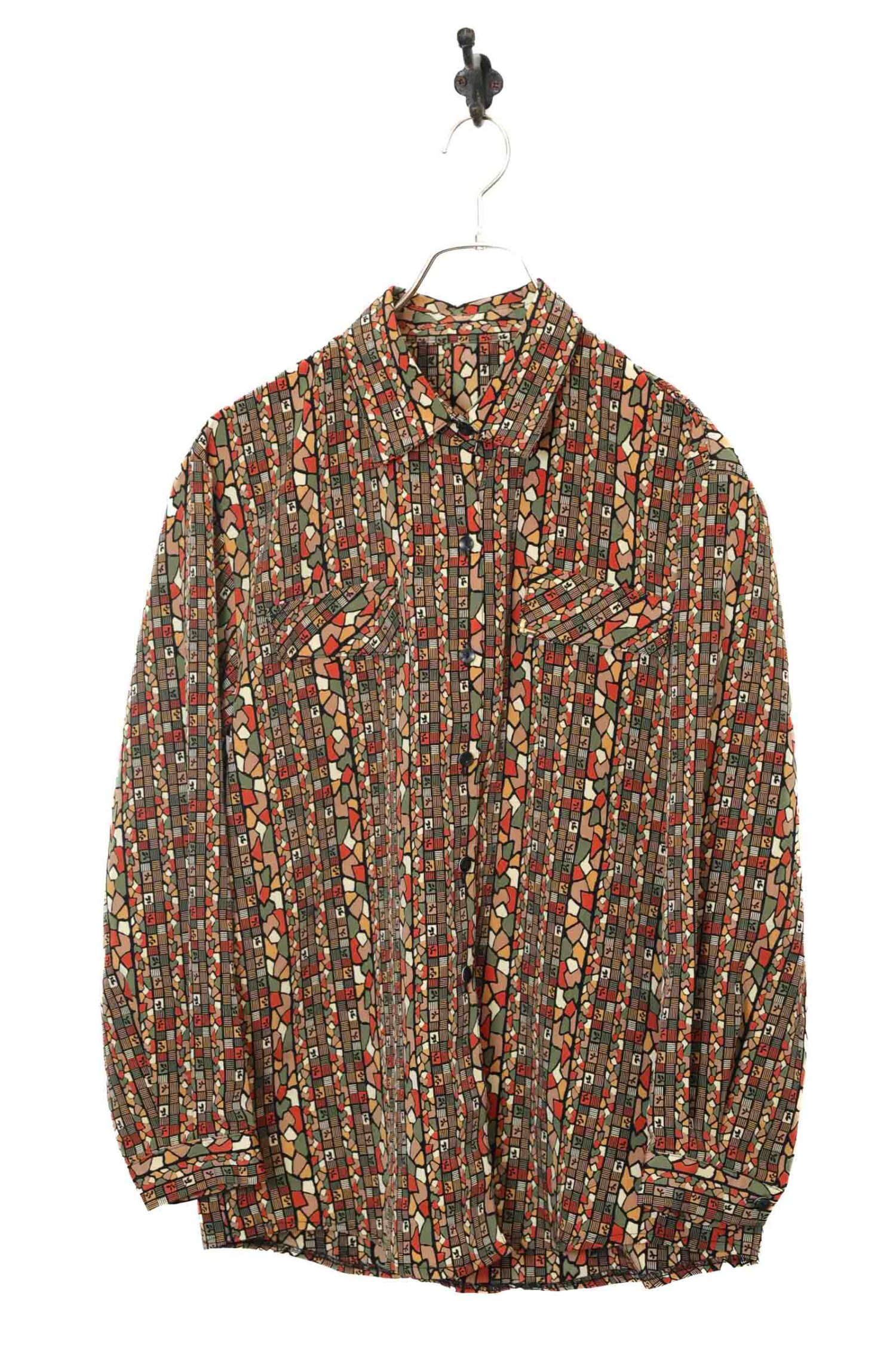 VINTAGE PRINTED SHIRT/M