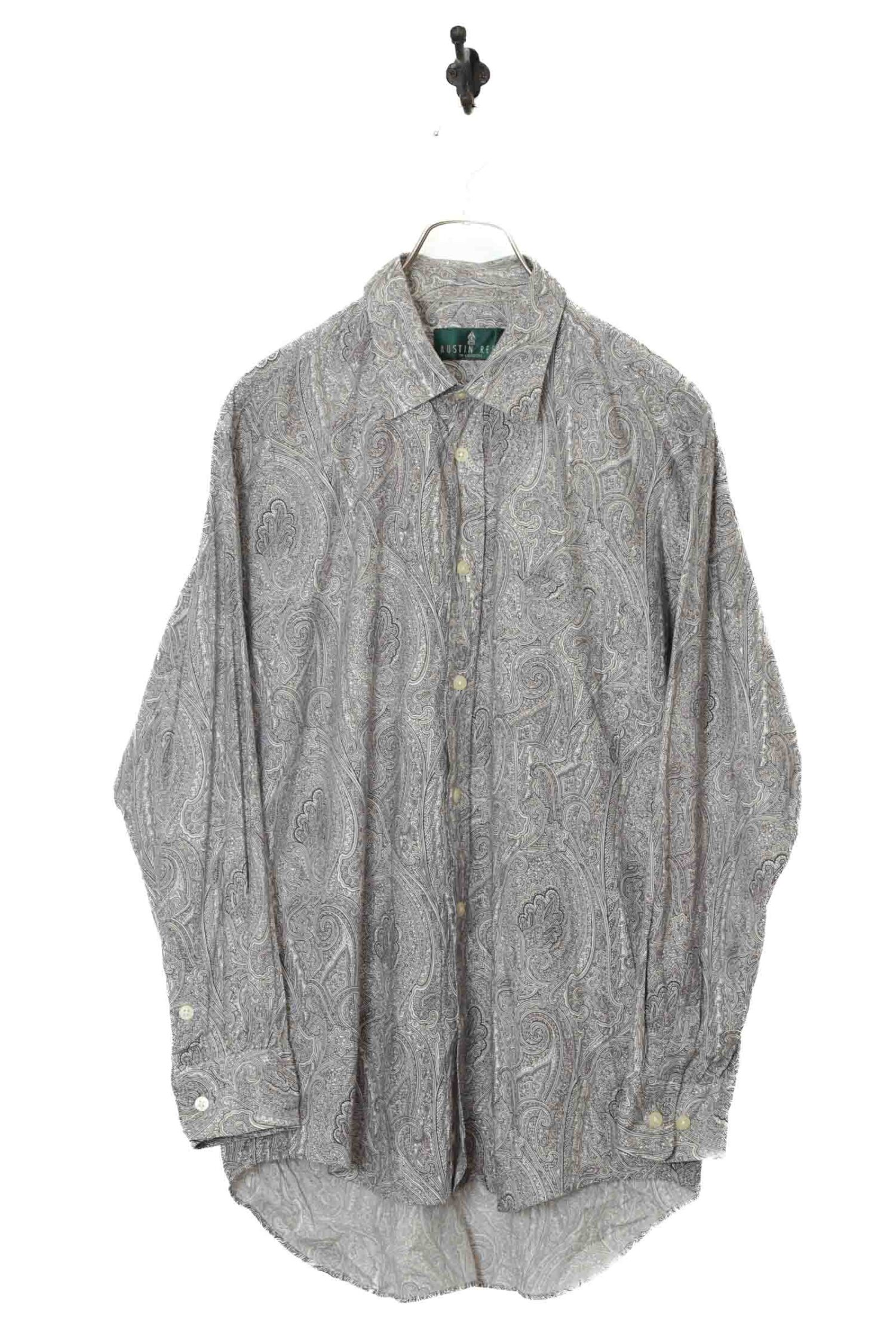 USED AUSTIN REED PRINTED SHIRT/L