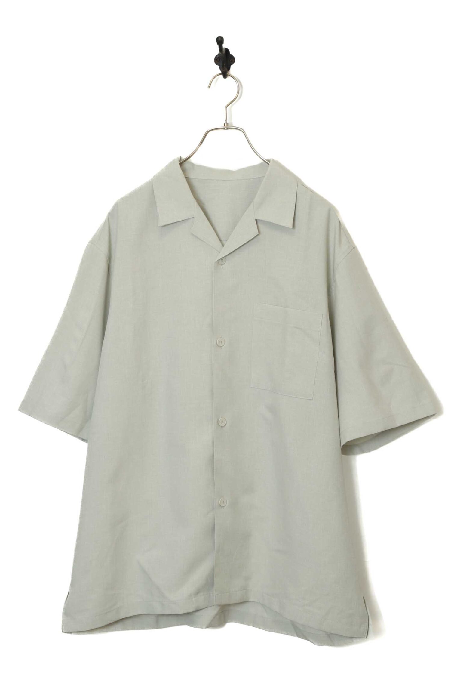 VINTAGE OPEN COLLAR SHIRT/XL