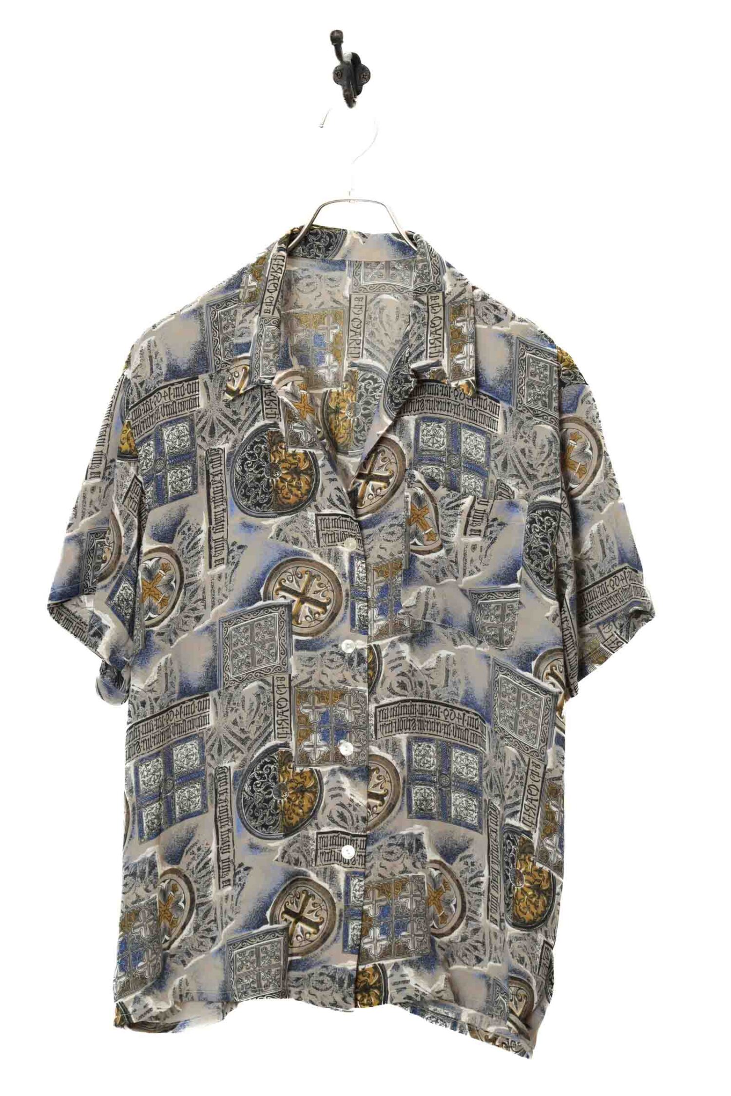 VINTAGE PRINTED SHIRT/L