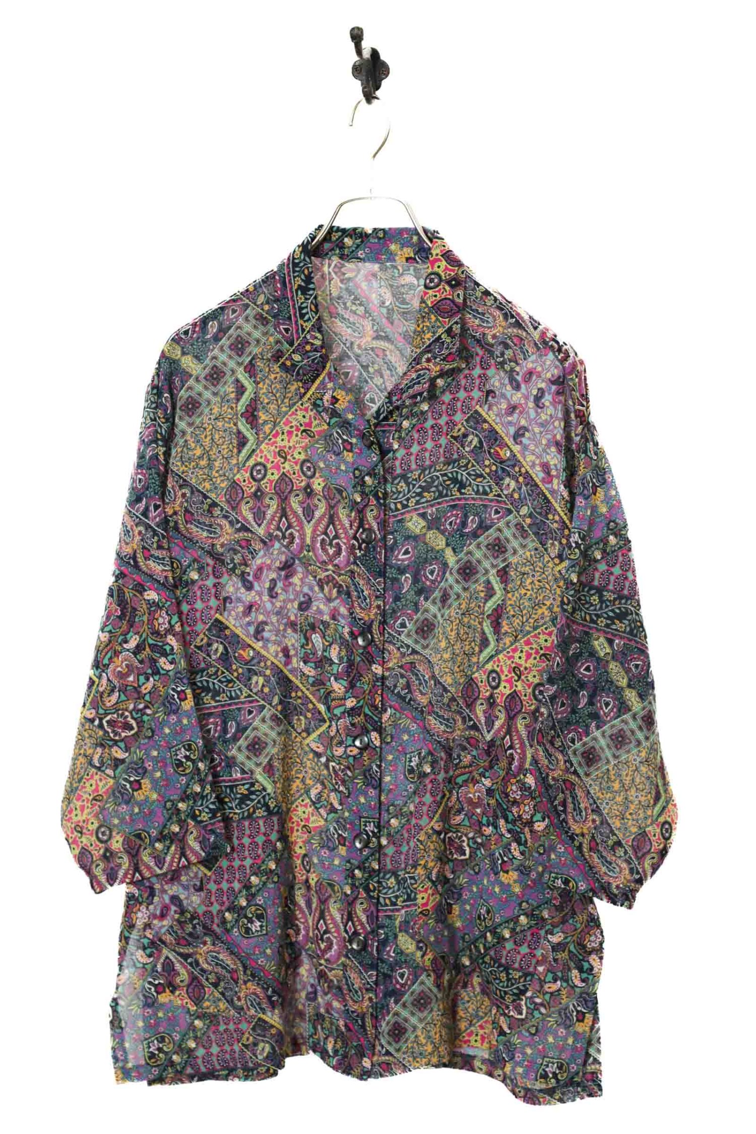 VINTAGE PRINTED SHIRT/L