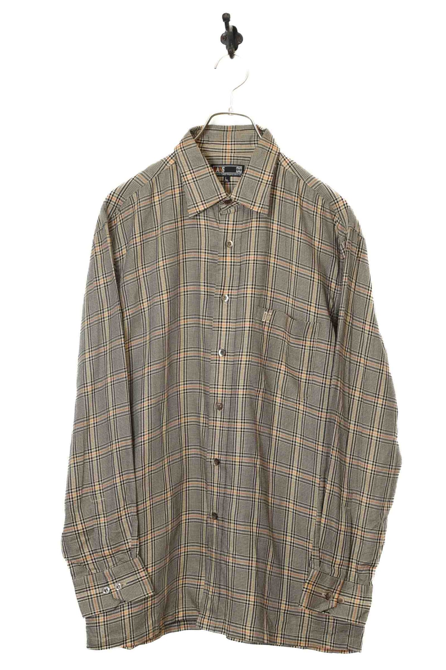 USED DAKS CHECK SHIRT/L