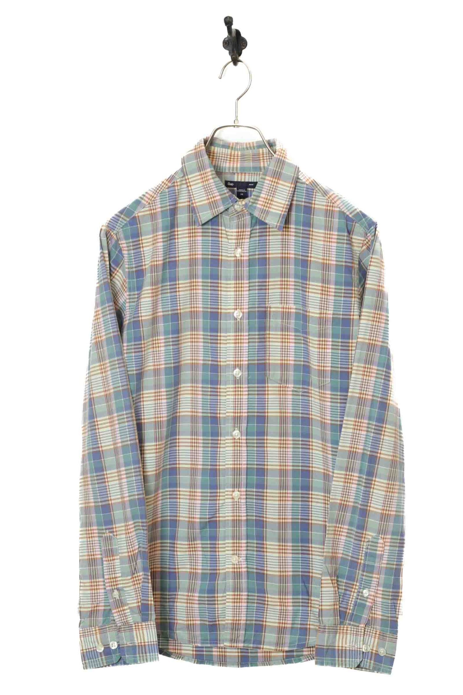 USED GAP CHECK SHIRT/M