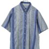 VINTAGE STRIPE SHORT SLEEVE SHIRT/XL