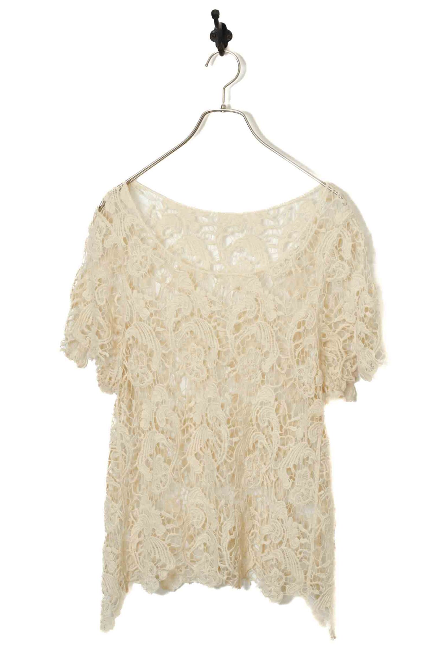 VINTAGE LACE DESIGN T-SHIRT/M