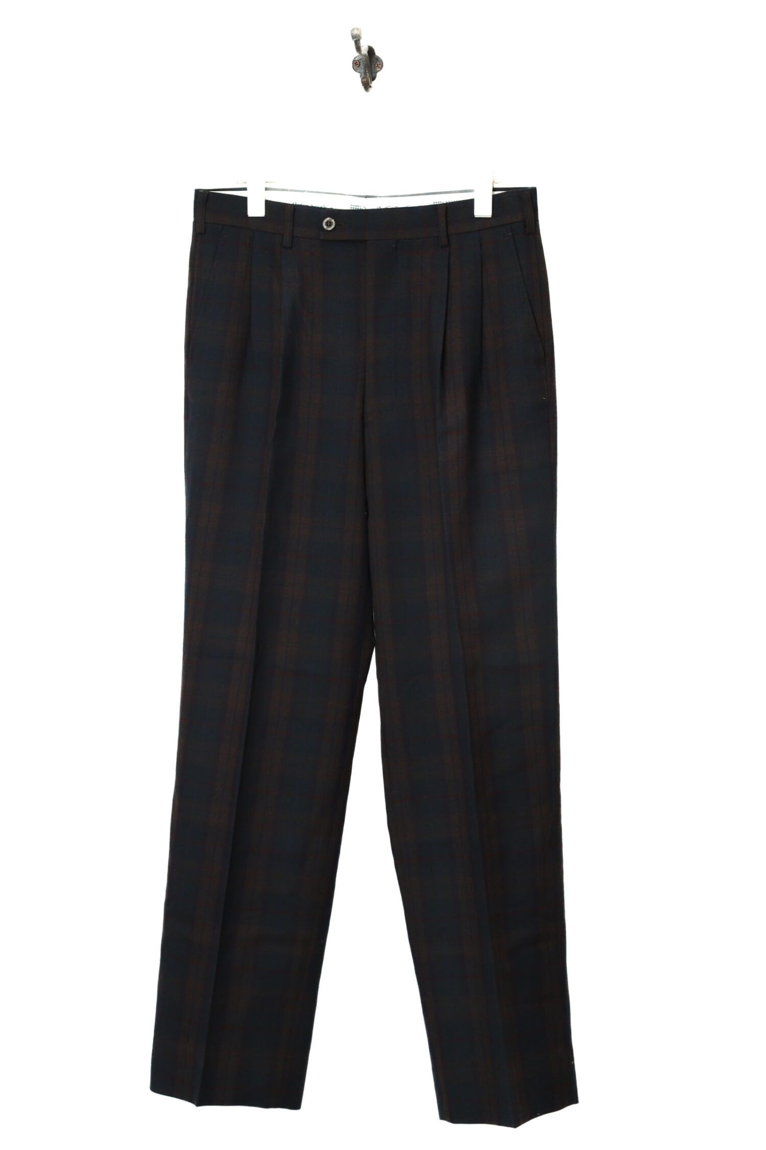 USED CHECK DRESS PANTS/W78