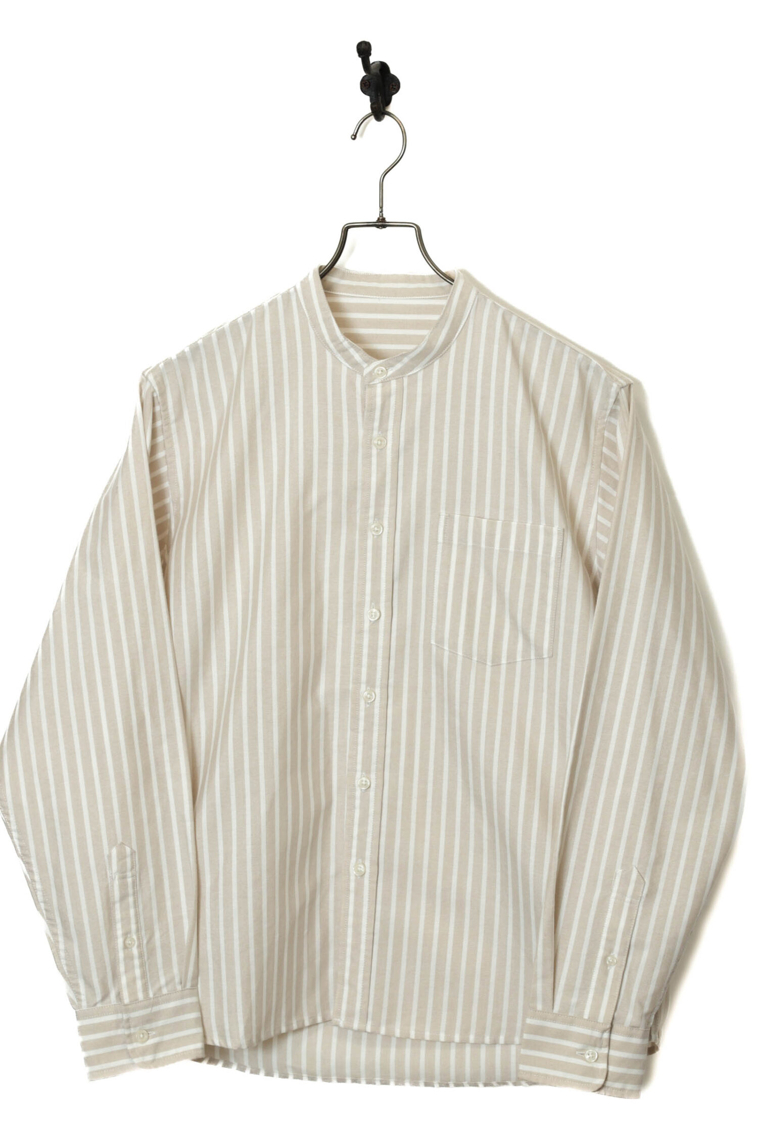 VINTAGE STAND COLLAR SHIRT/L