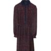 VINTAGE PRINTED ONE-PIECE DRESS/M