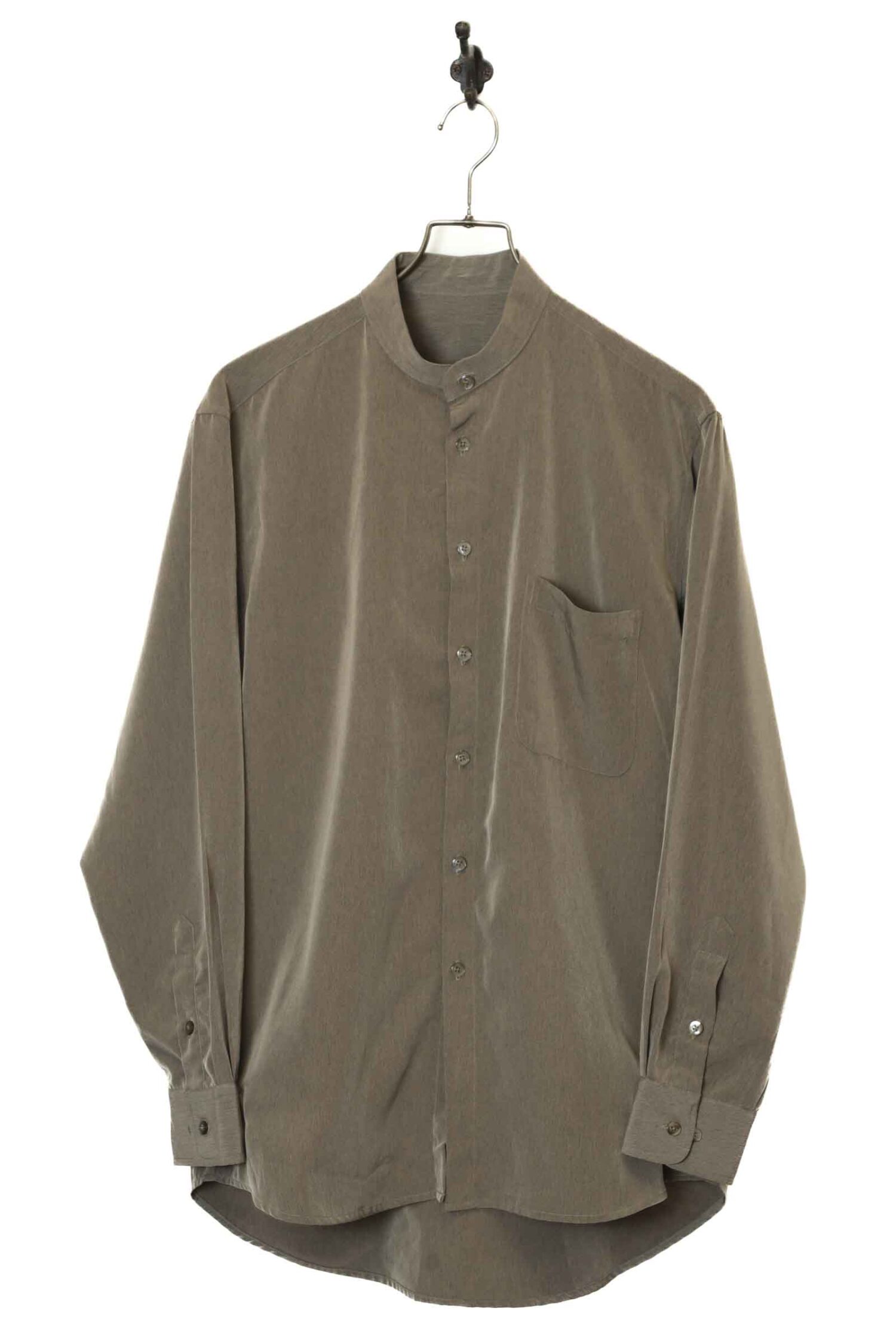 VINTAGE COLLARLESS SHIRT/L