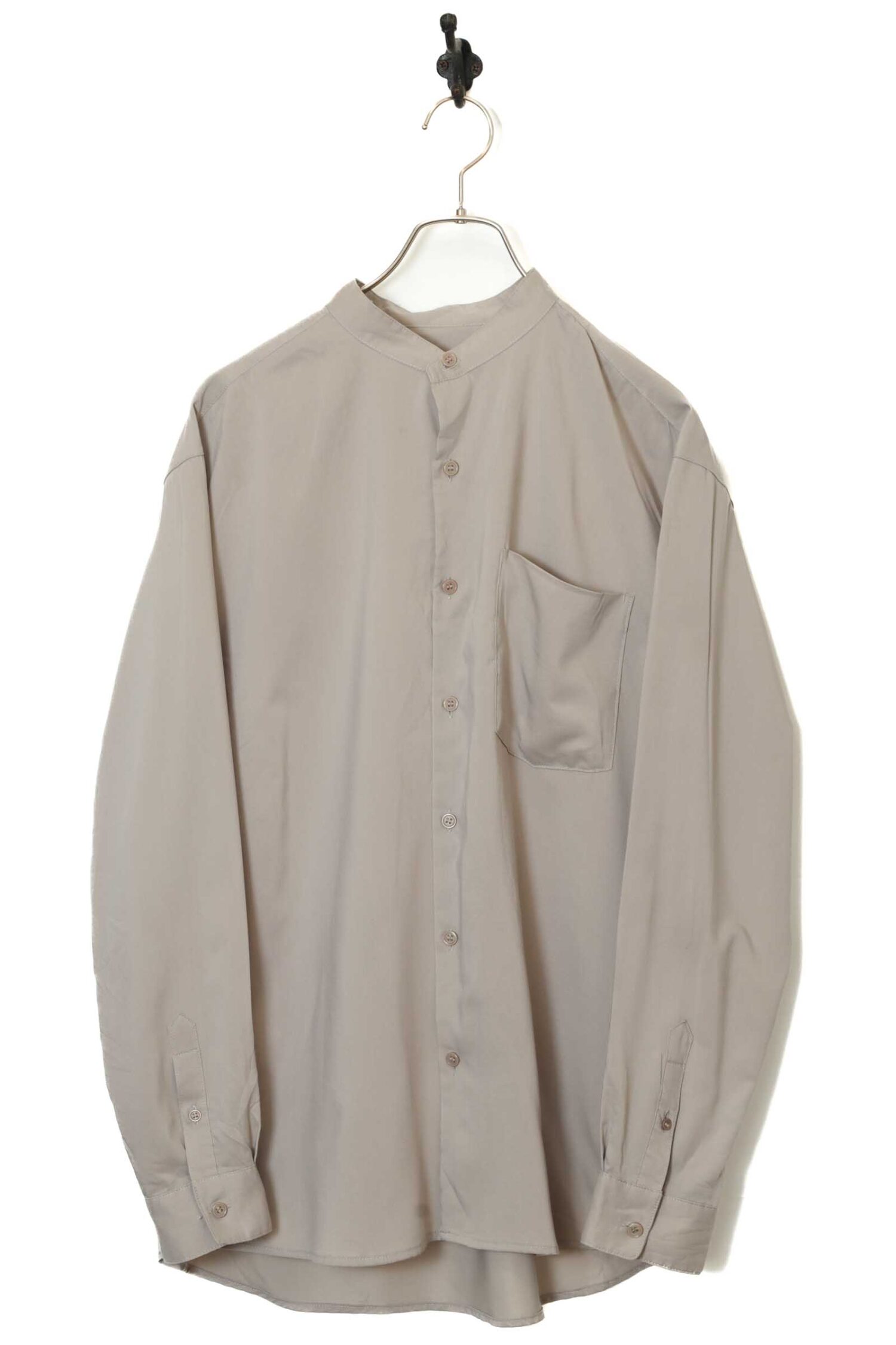 VINTAGE COLLARLESS SHIRT/L