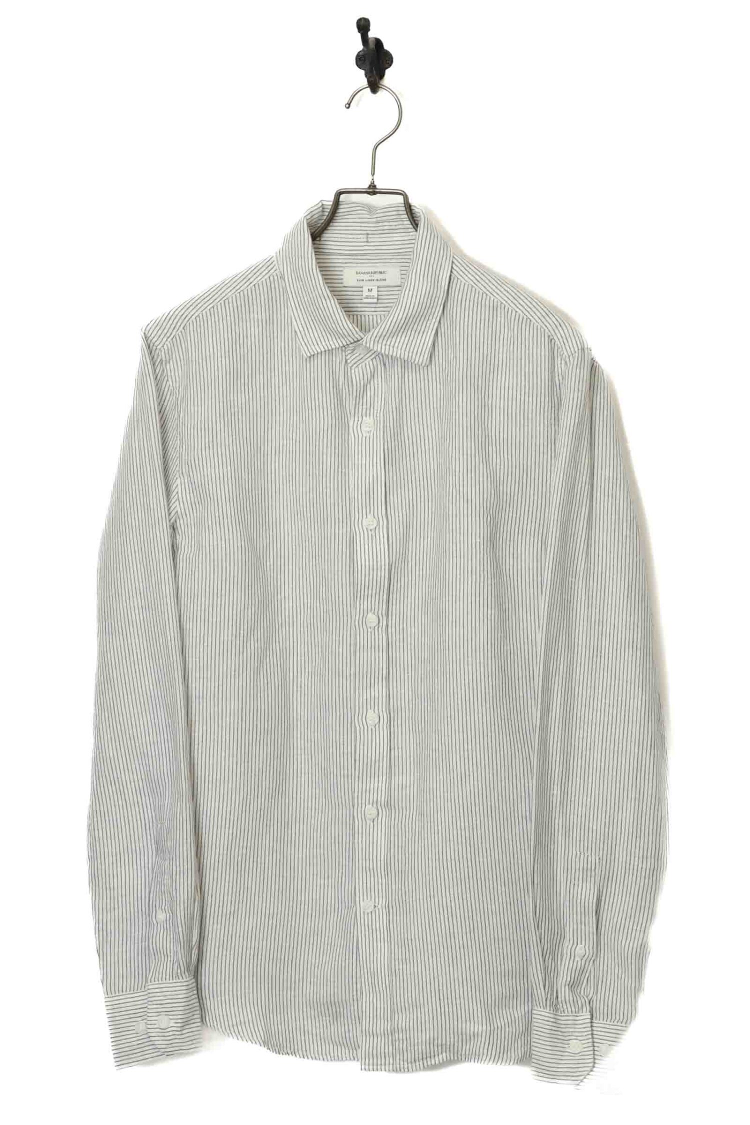 USED BANANA REPUBLIC STRIPE SHIRT/M