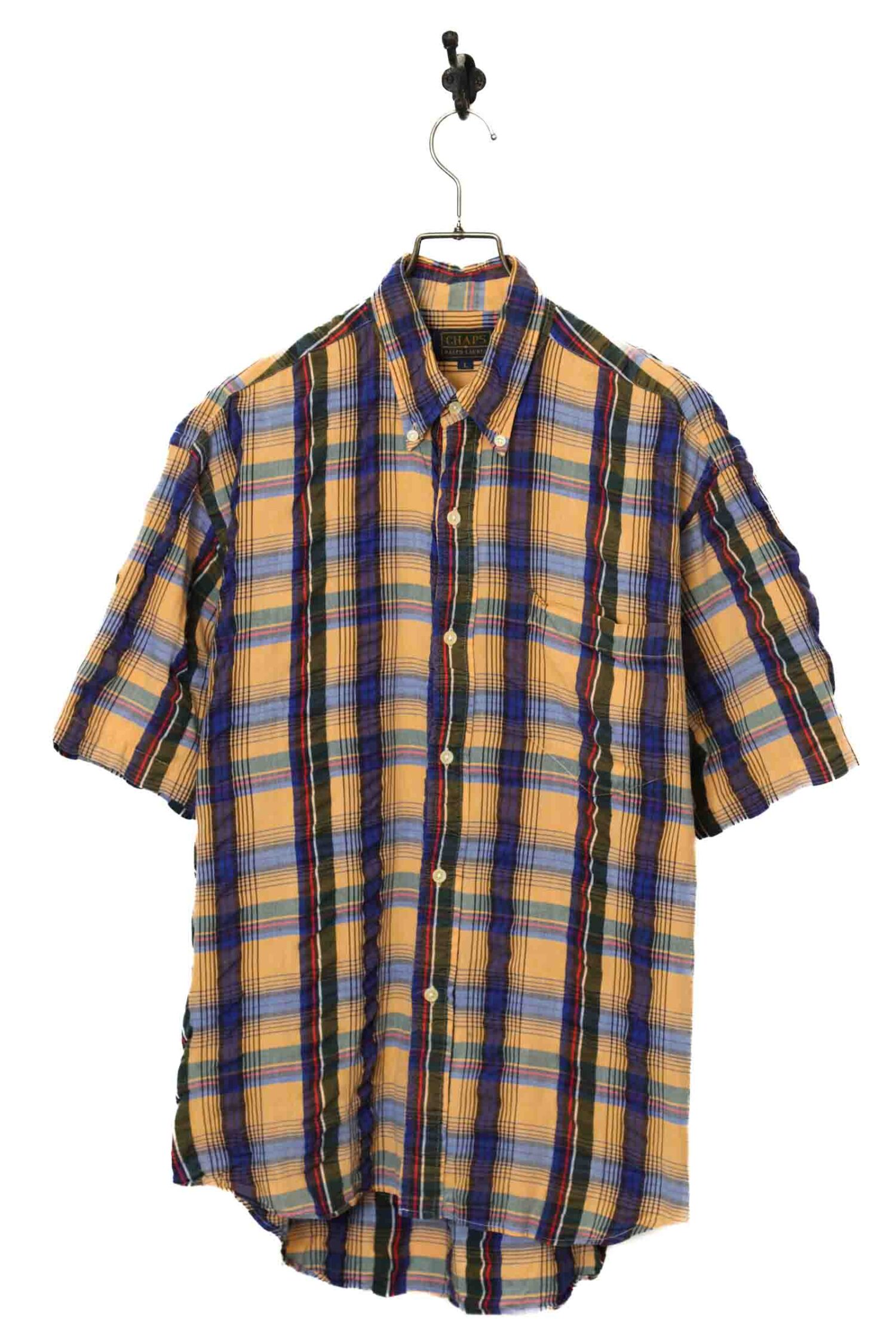 USED RALPH LAUREN CHECK PATTERN SHIRT/L