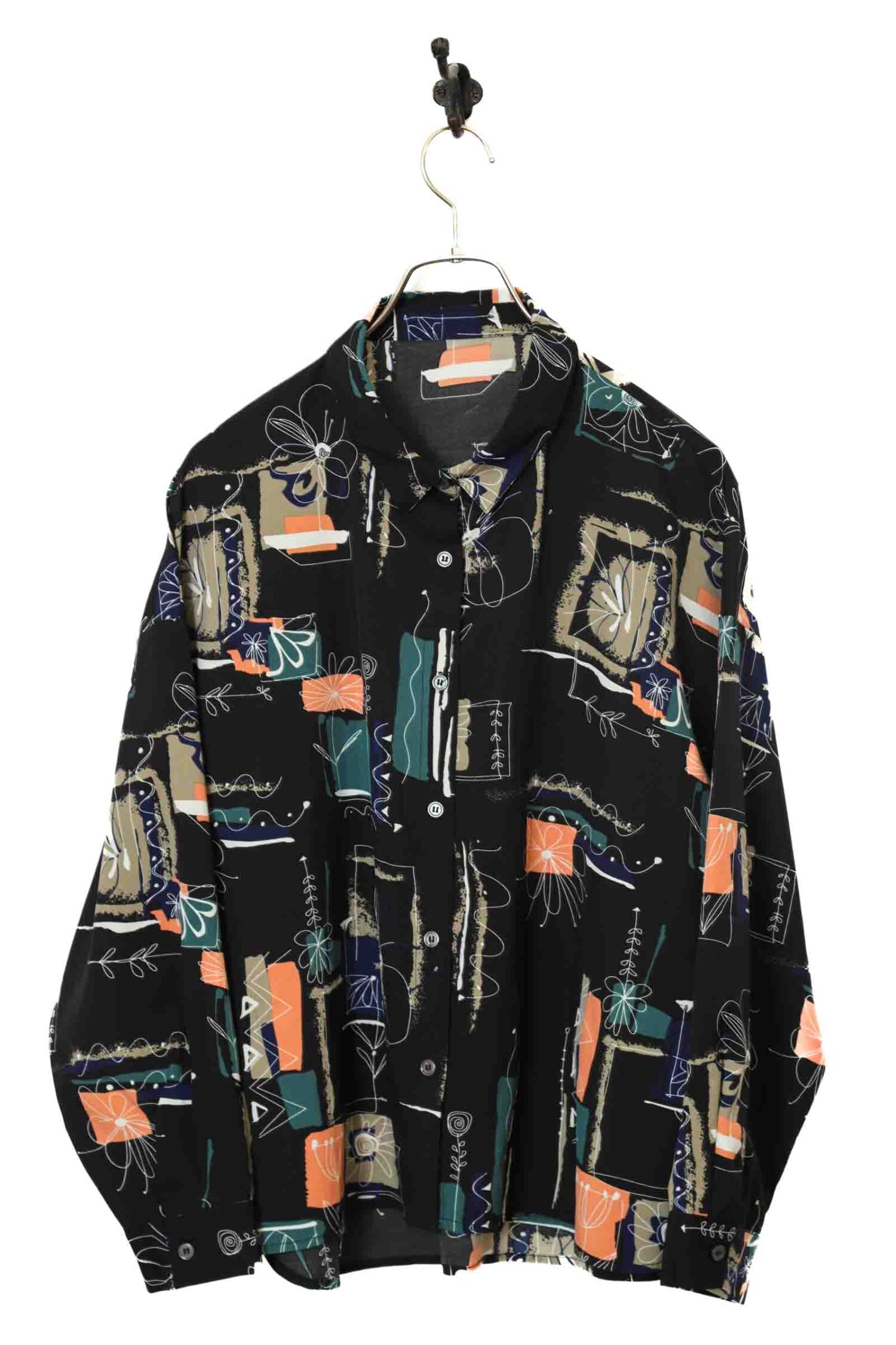 VINTAGE PRINTED SHIRT/L