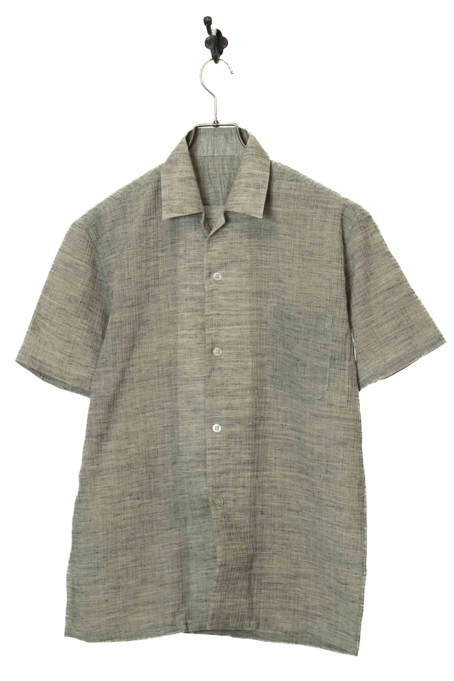 VINTAGE OPEN COLLAR SHIRT/M