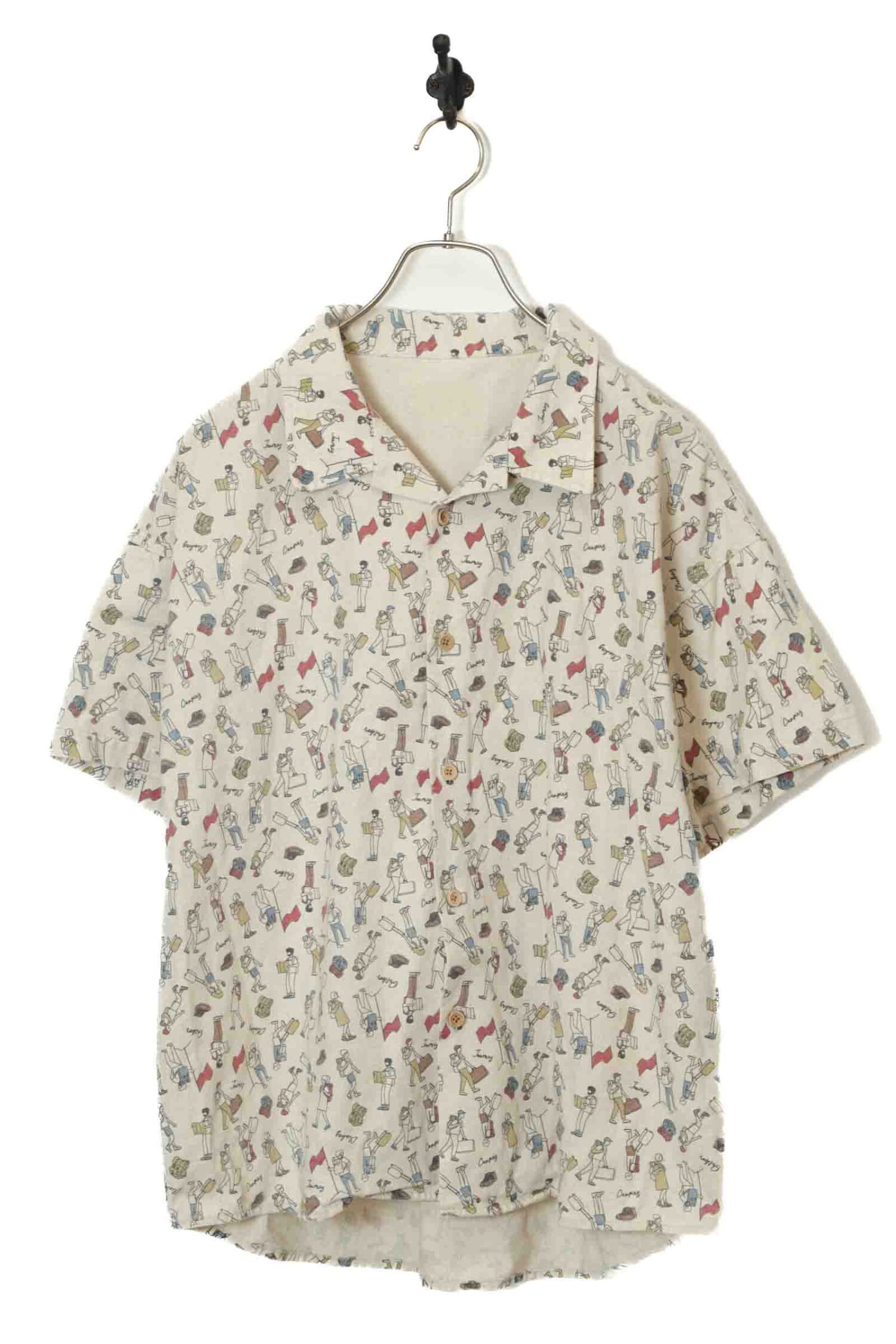 VINTAGE PRINTED SHIRT/L