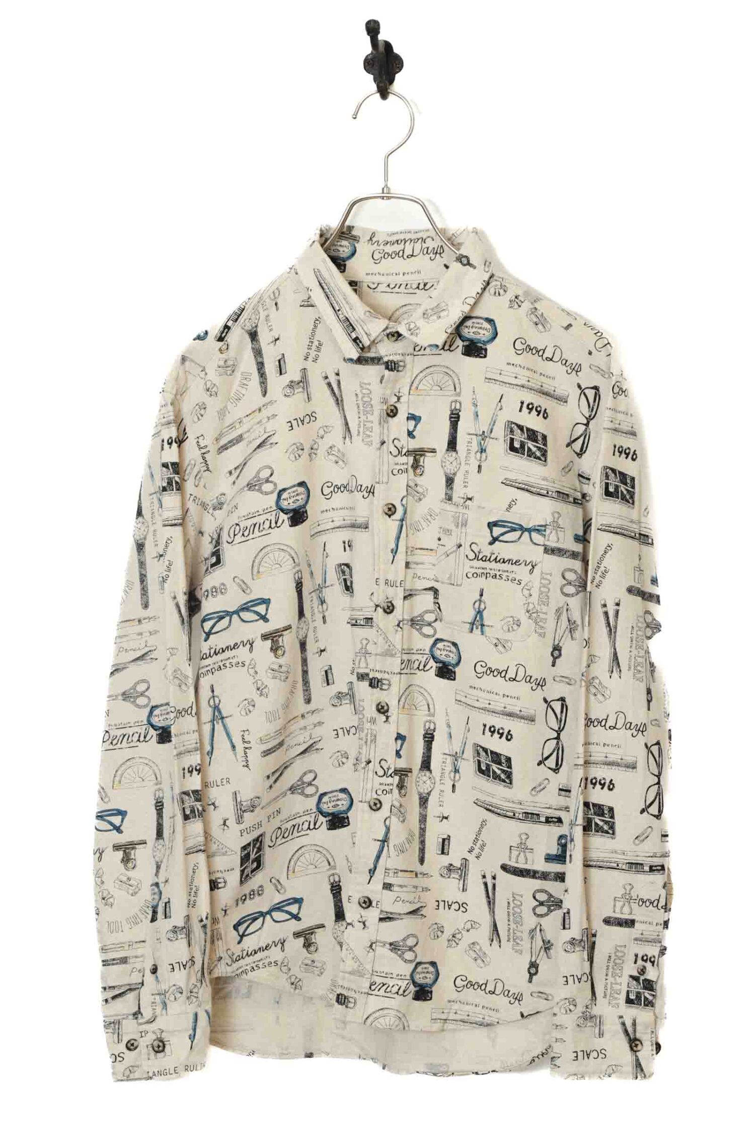 VINTAGE PRINTED SHIRT/M