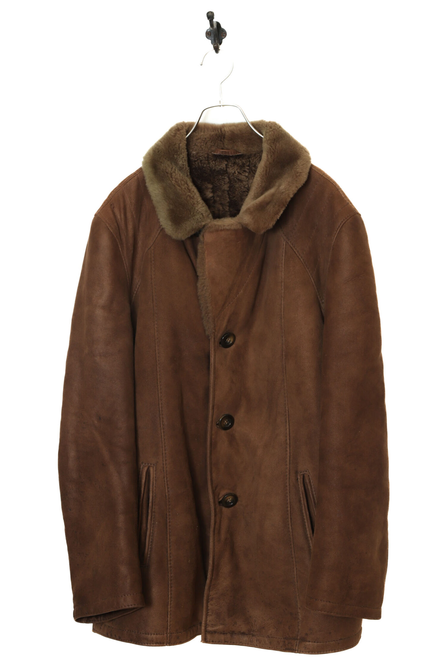 VINTAGE MOUTON JACKET/MADE IN SPAIN/L