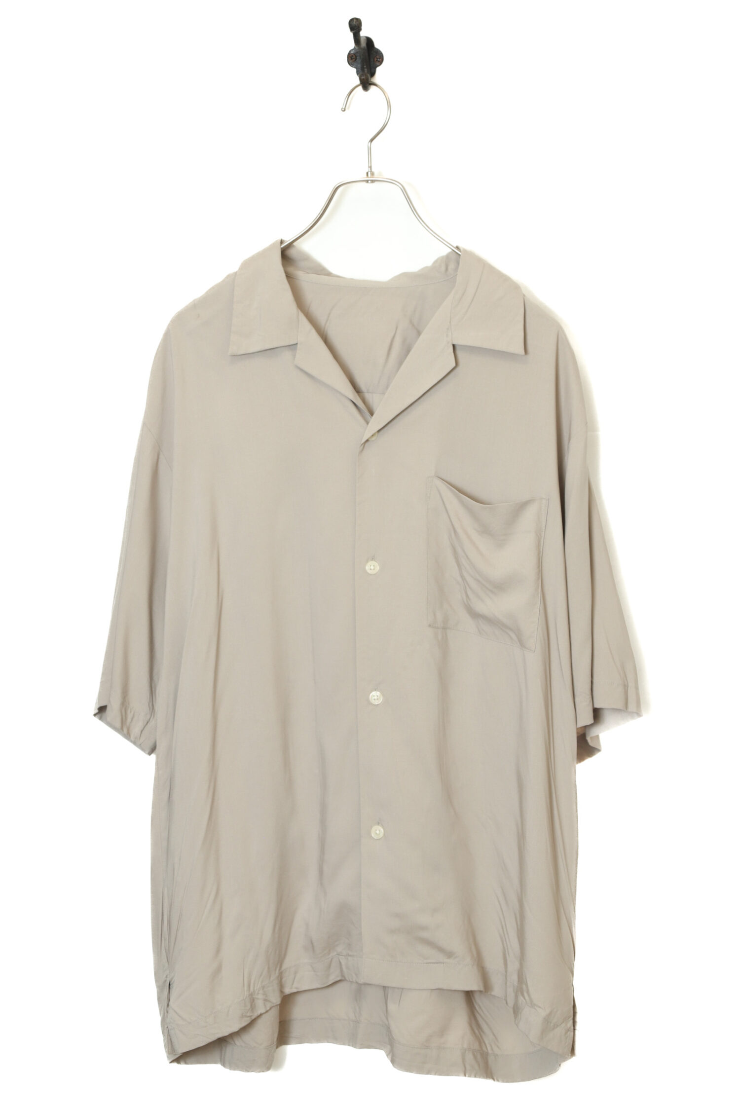 VINTAGE OPEN COLLAR SHIRT/XL