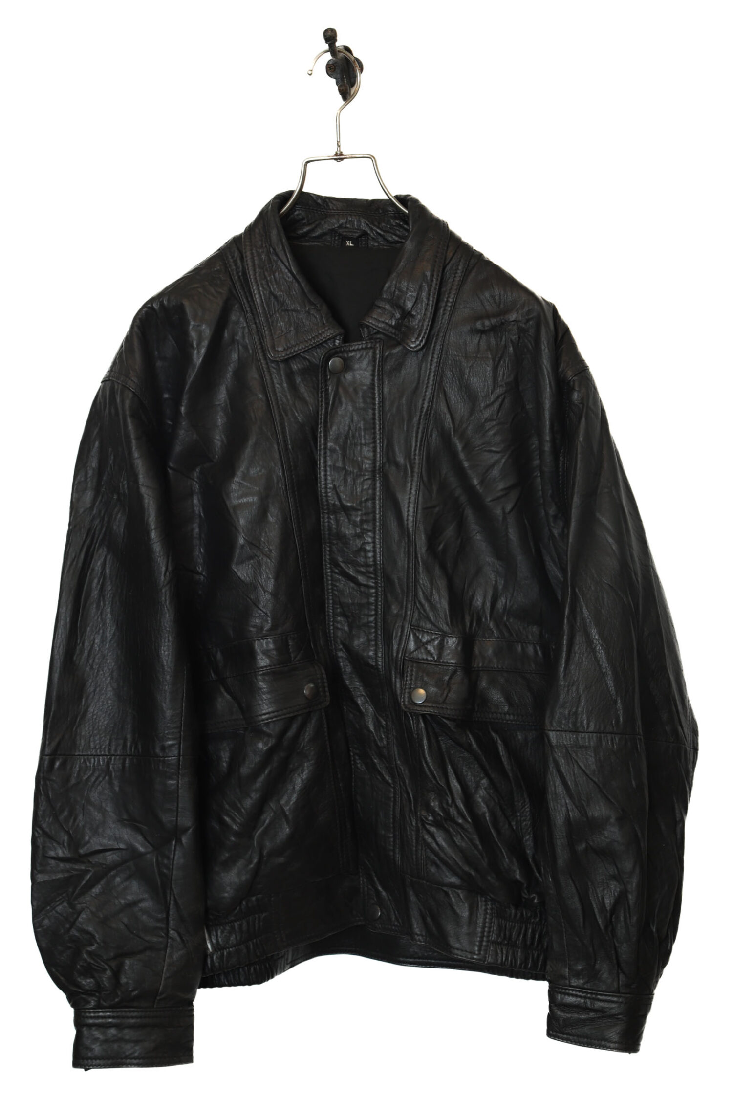 VINTAGE SHEEP LEATHER BOMBER JACKET/XL