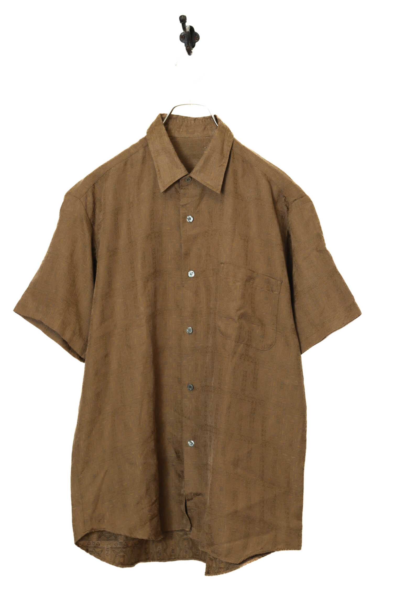 VINTAGE JACQUARD PATTERN SHIRT/M